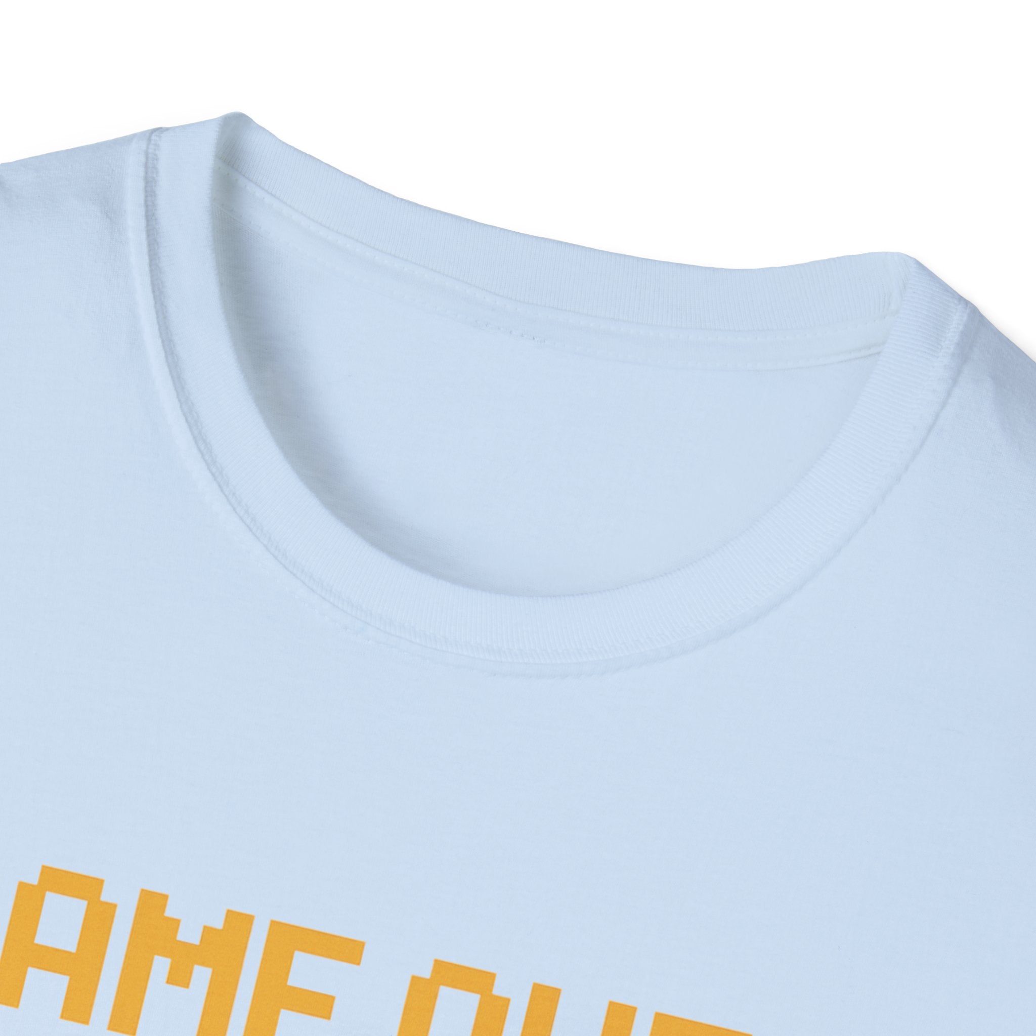 Game Over Vibe Unisex T-Shirt, Fun Gamer Tee, Retro Video Game Shirt, Gift for Gamers, Casual Wear, Everyday Style