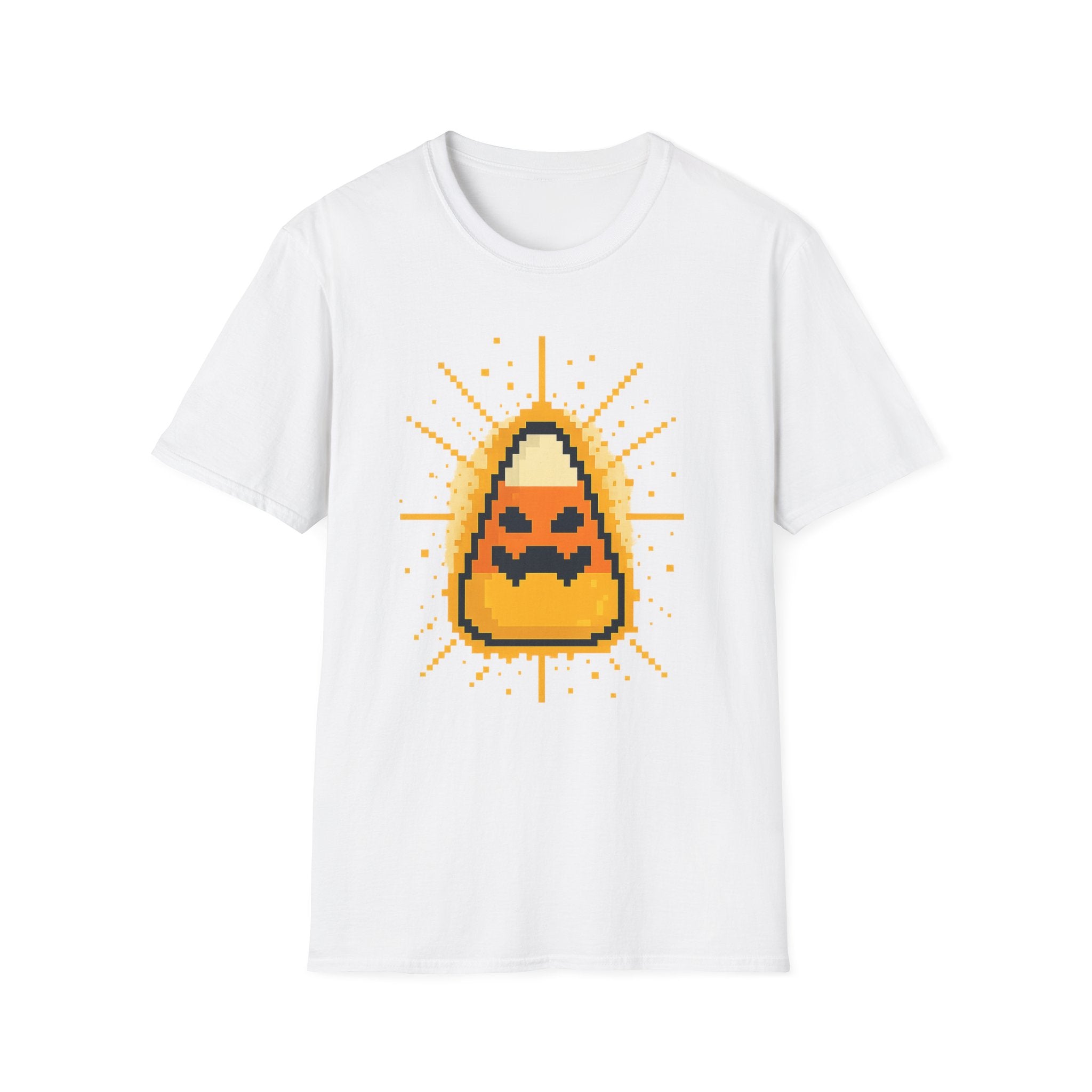 Halloween Pixel Art T-Shirt, Spooky Candy Tee, Unisex Graphic Tee for Fall, Pixelated Pumpkin Shirt, Halloween Party Wear, Trick or [...]