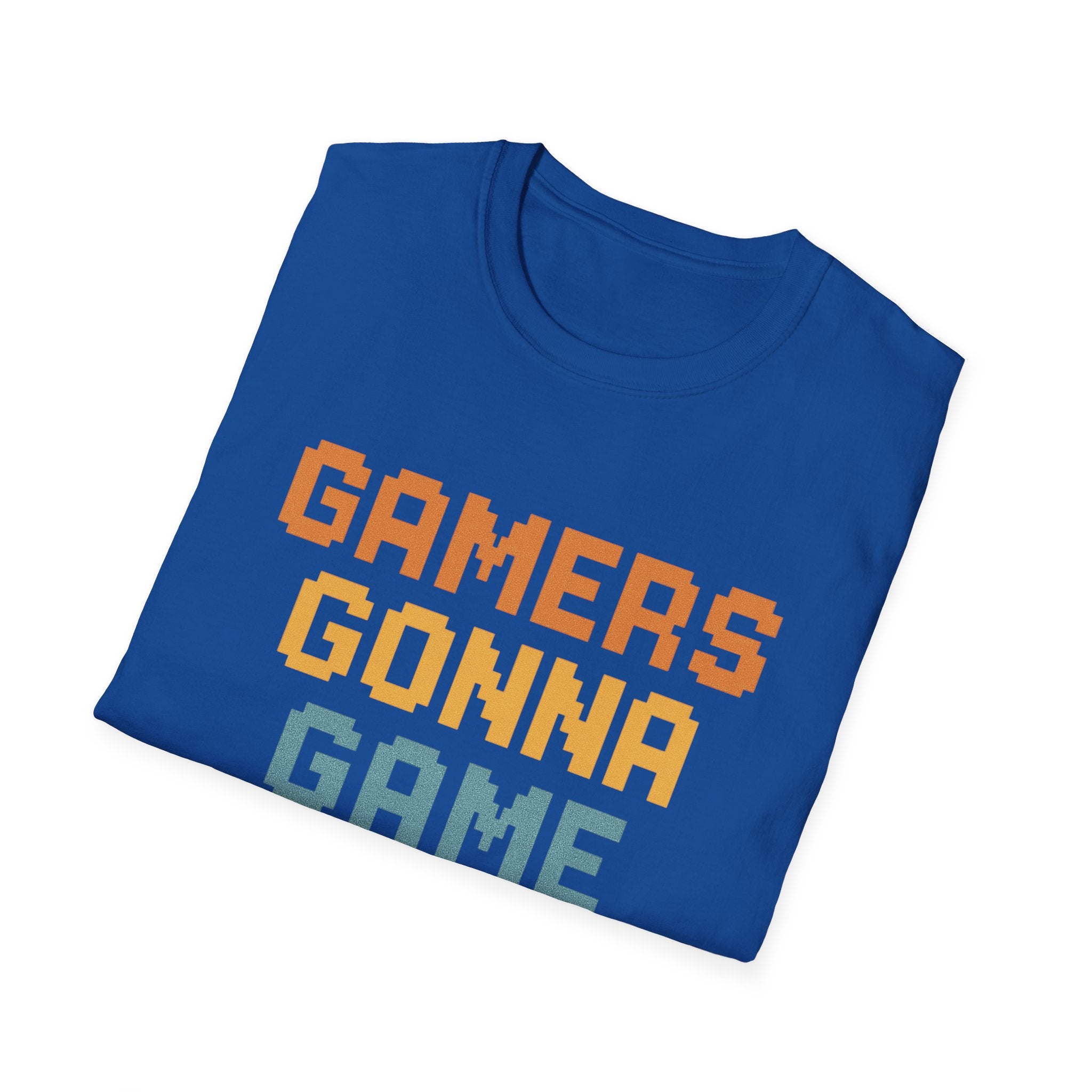 Gamers Gonna Game T-Shirt, Unisex Softstyle Tee, Gamer Gift, Fun Casual Wear, Gaming Merchandise, Comfortable Gaming Shirt