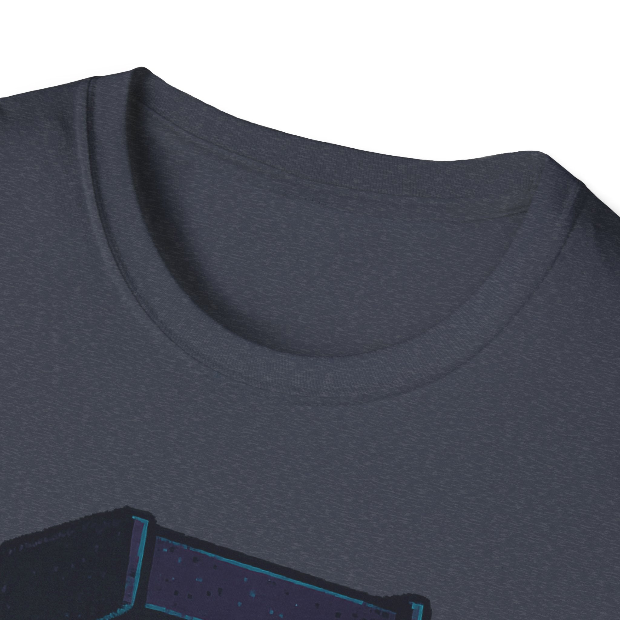 Retro Gaming Tee with Ghost Design, Unisex Softstyle T-Shirt, Perfect for Gamers, Birthday Gift, Halloween Costume, Casual Wear