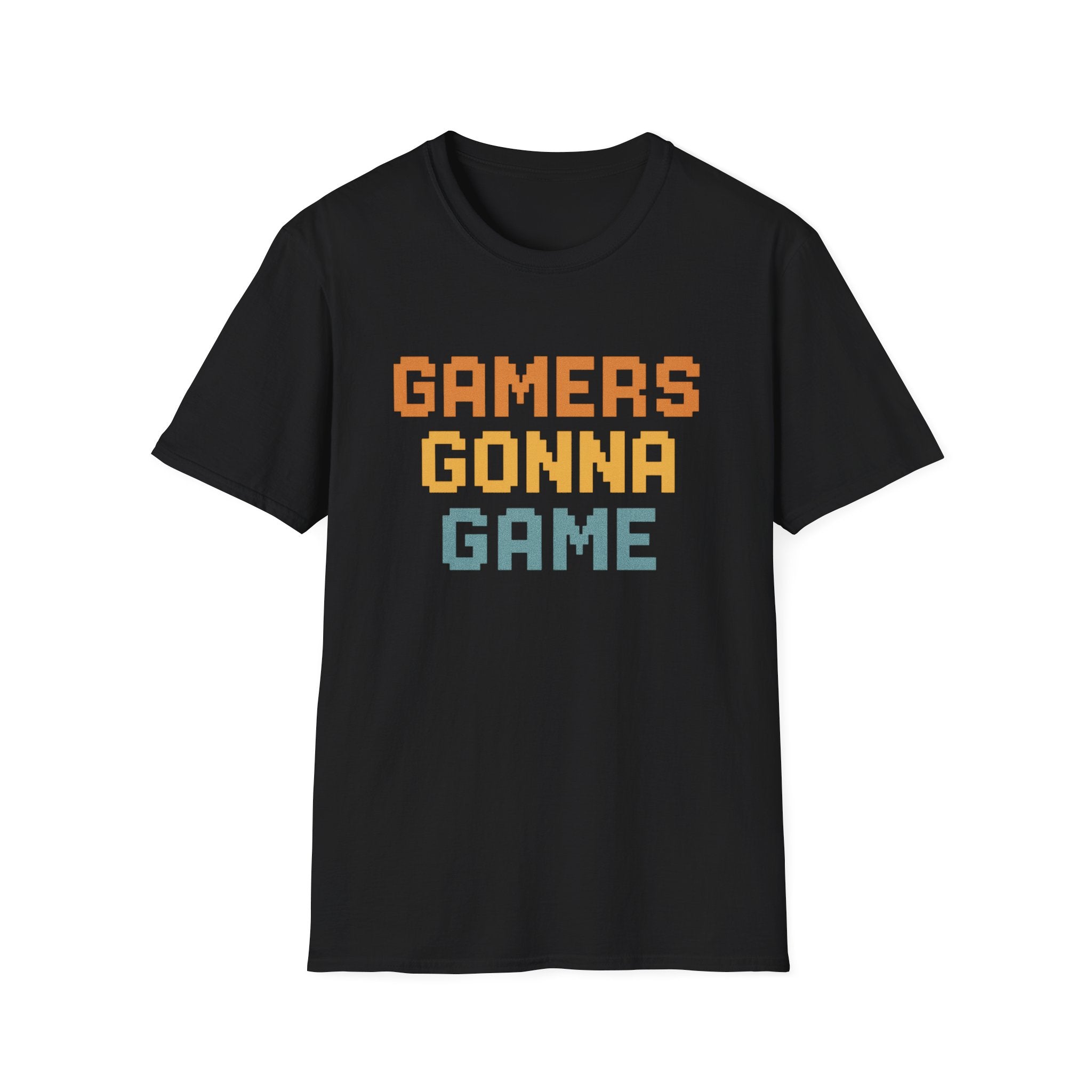 Gamers Gonna Game T-Shirt, Unisex Softstyle Tee, Gamer Gift, Fun Casual Wear, Gaming Merchandise, Comfortable Gaming Shirt