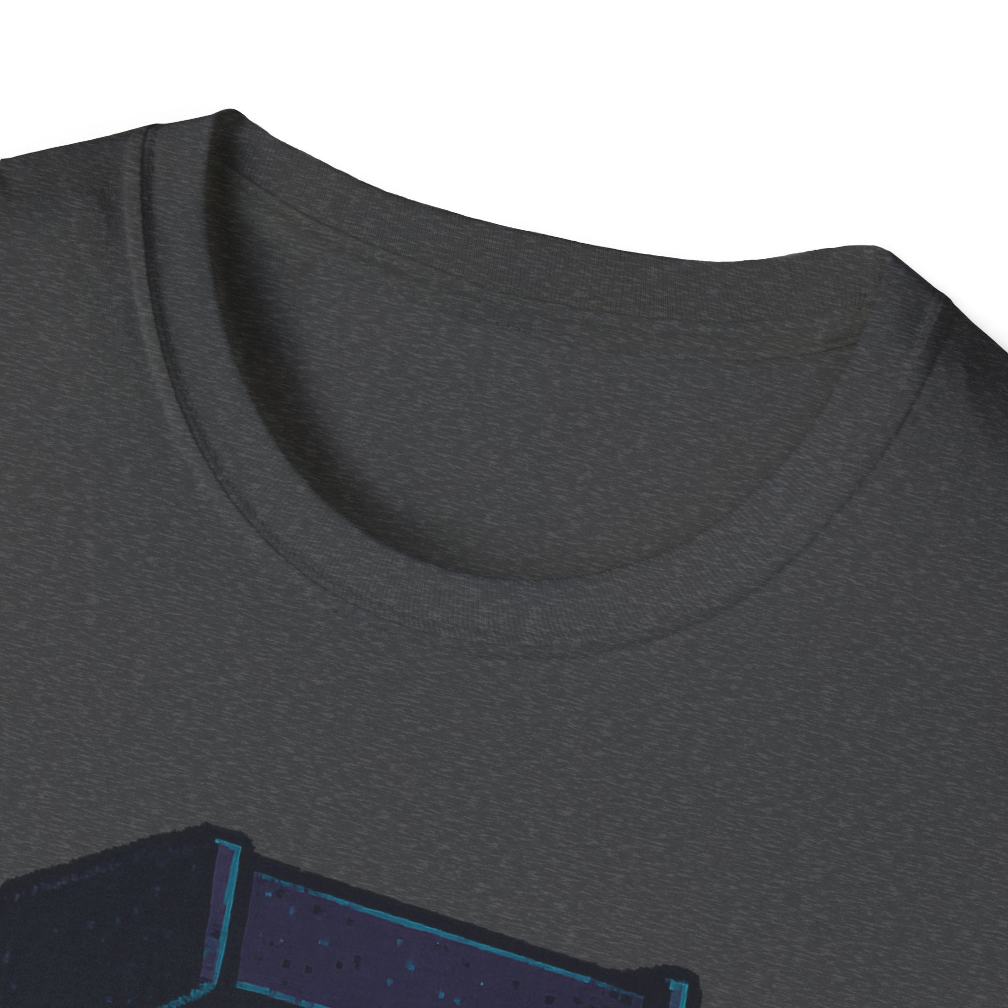 Retro Gaming Tee with Ghost Design, Unisex Softstyle T-Shirt, Perfect for Gamers, Birthday Gift, Halloween Costume, Casual Wear