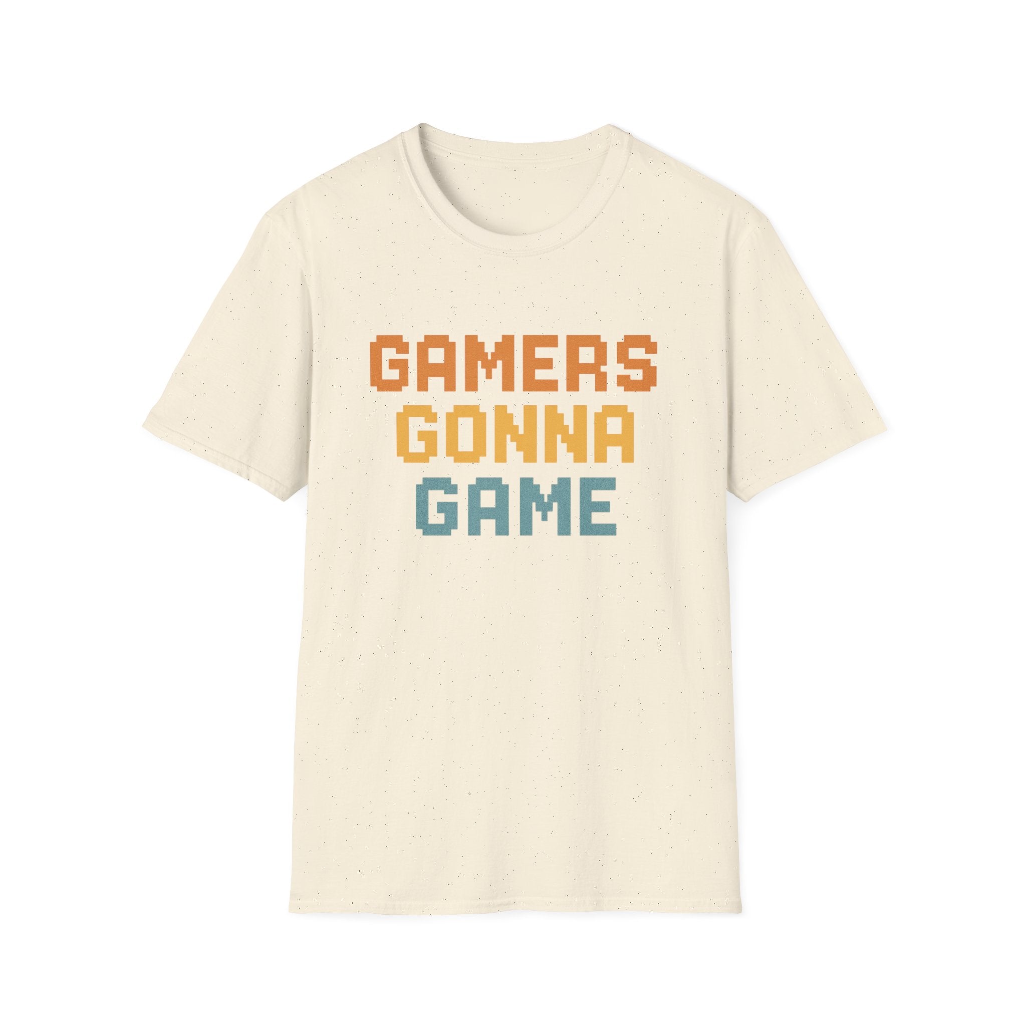 Gamers Gonna Game T-Shirt, Unisex Softstyle Tee, Gamer Gift, Fun Casual Wear, Gaming Merchandise, Comfortable Gaming Shirt