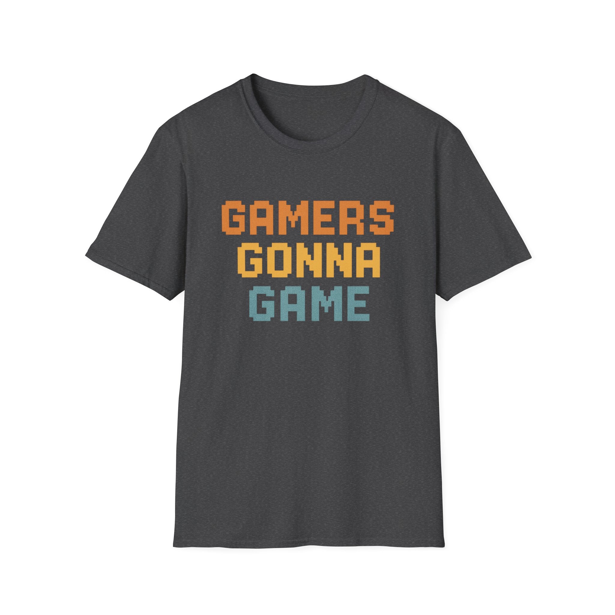 Gamers Gonna Game T-Shirt, Unisex Softstyle Tee, Gamer Gift, Fun Casual Wear, Gaming Merchandise, Comfortable Gaming Shirt