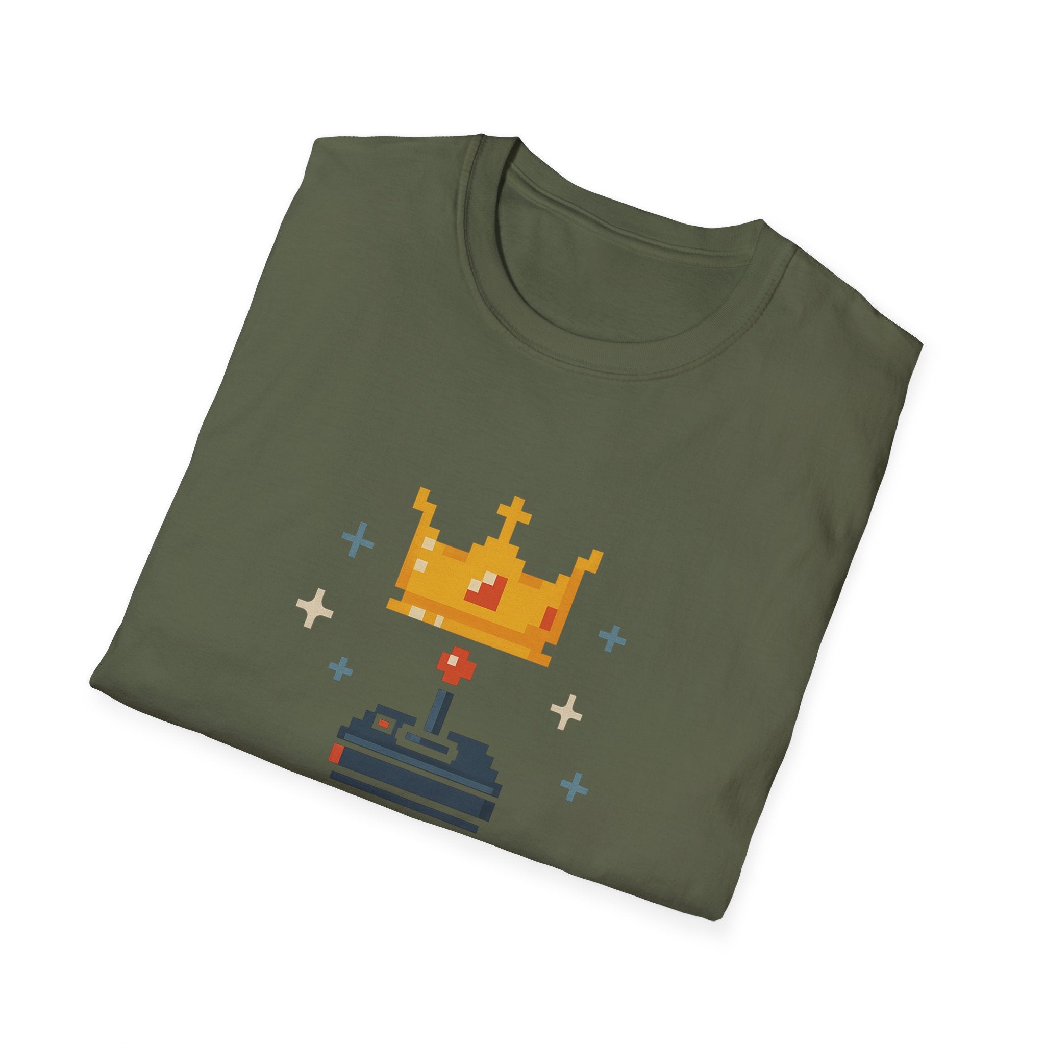 8-Bit Legend Unisex Softstyle T-Shirt | Retro Gaming Tee, Gamer Gift, Birthday Present, Casual Wear, Comic Con T-Shirt