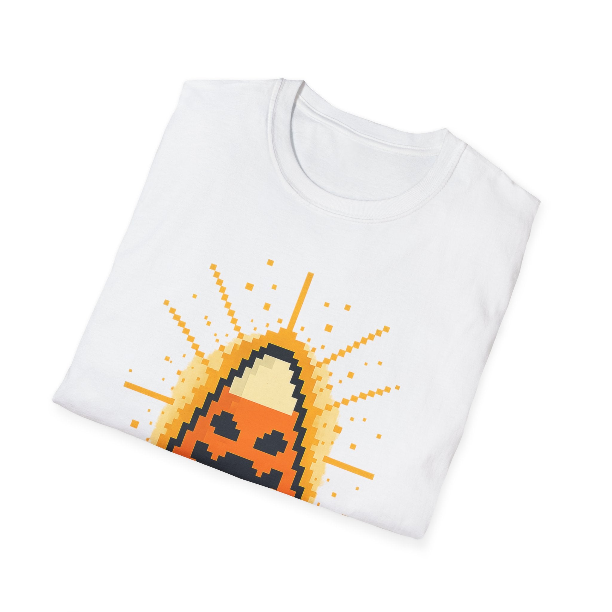 Halloween Pixel Art T-Shirt, Spooky Candy Tee, Unisex Graphic Tee for Fall, Pixelated Pumpkin Shirt, Halloween Party Wear, Trick or [...]