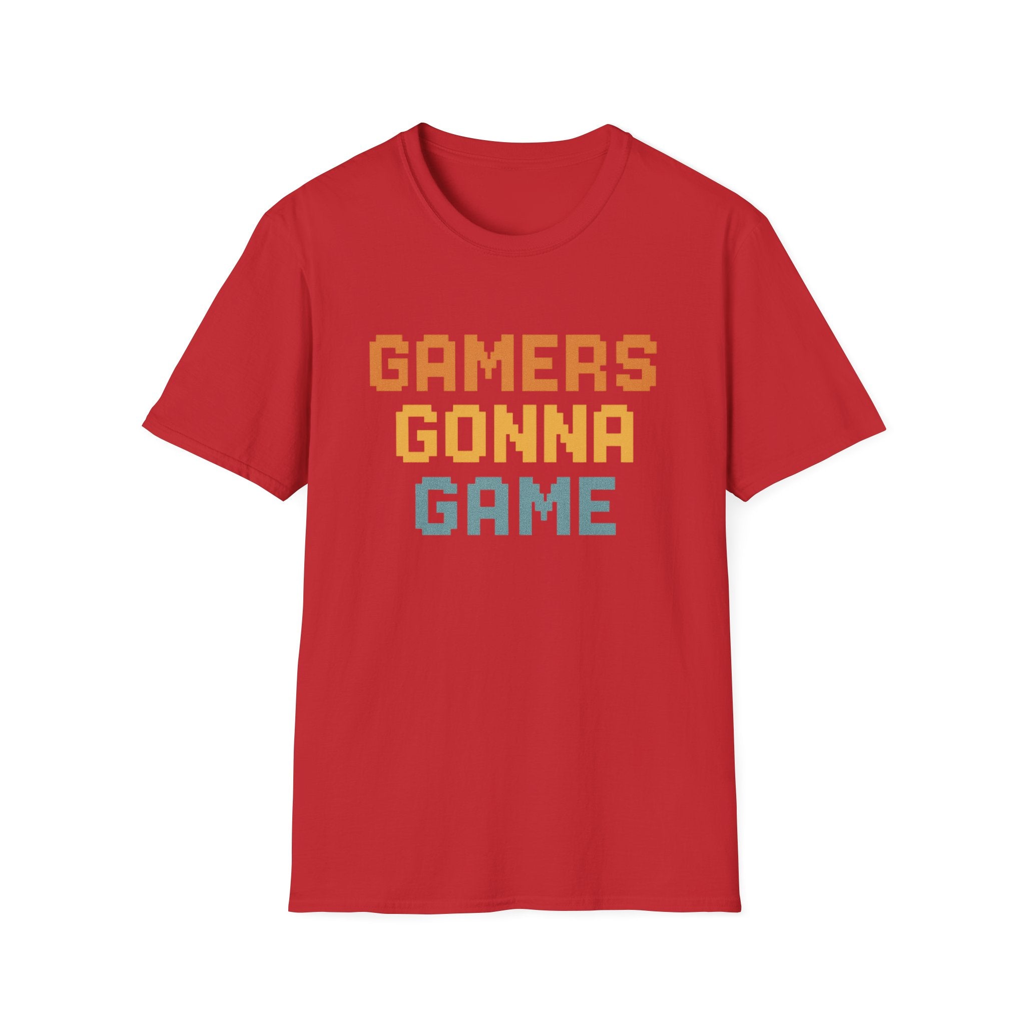 Gamers Gonna Game T-Shirt, Unisex Softstyle Tee, Gamer Gift, Fun Casual Wear, Gaming Merchandise, Comfortable Gaming Shirt