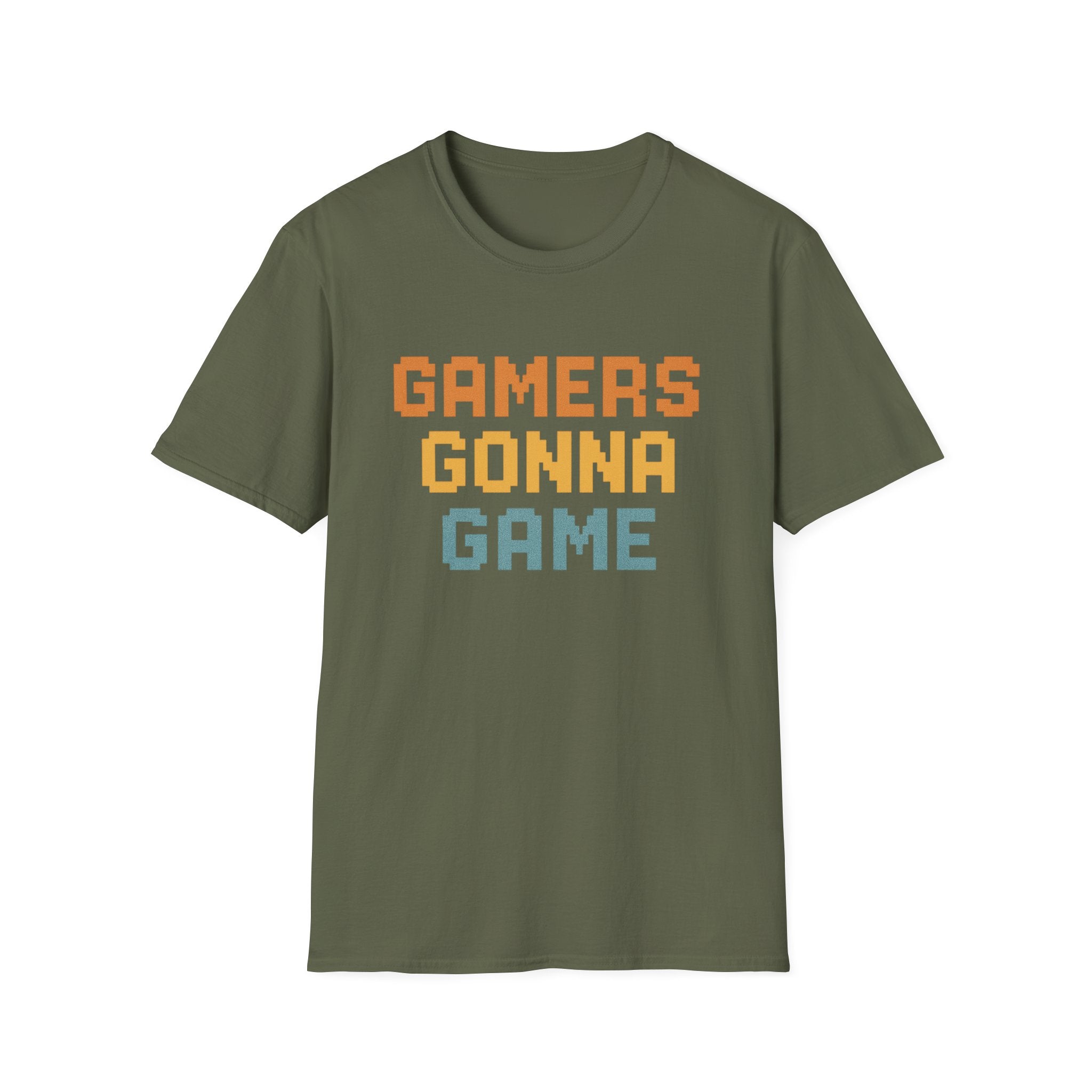 Gamers Gonna Game T-Shirt, Unisex Softstyle Tee, Gamer Gift, Fun Casual Wear, Gaming Merchandise, Comfortable Gaming Shirt