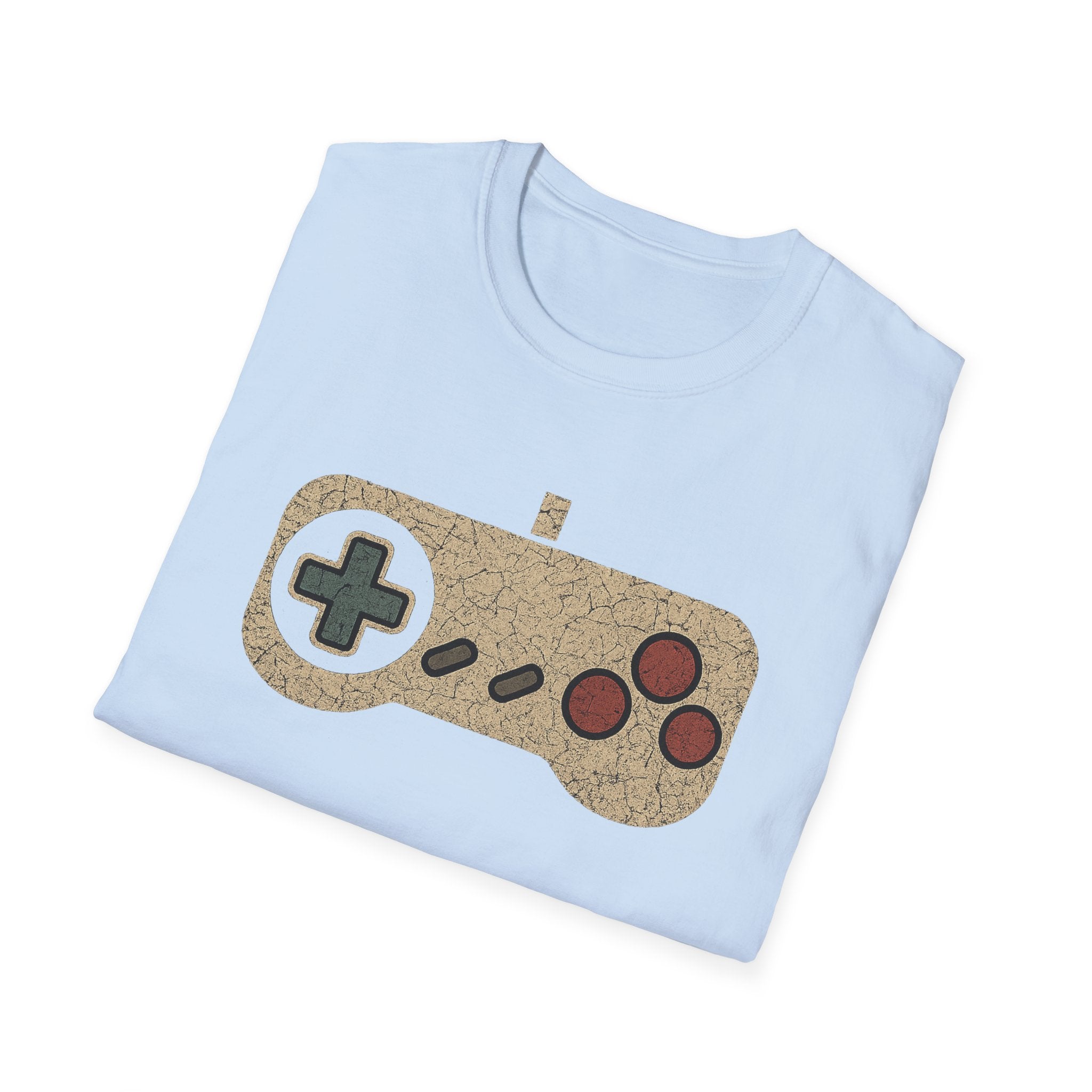 Vintage Gaming Controller T-Shirt, Unisex Tee for Gamers, Retro Video Game Shirt, Gift for Gamers, Casual Statement Tee, Birthday Gift