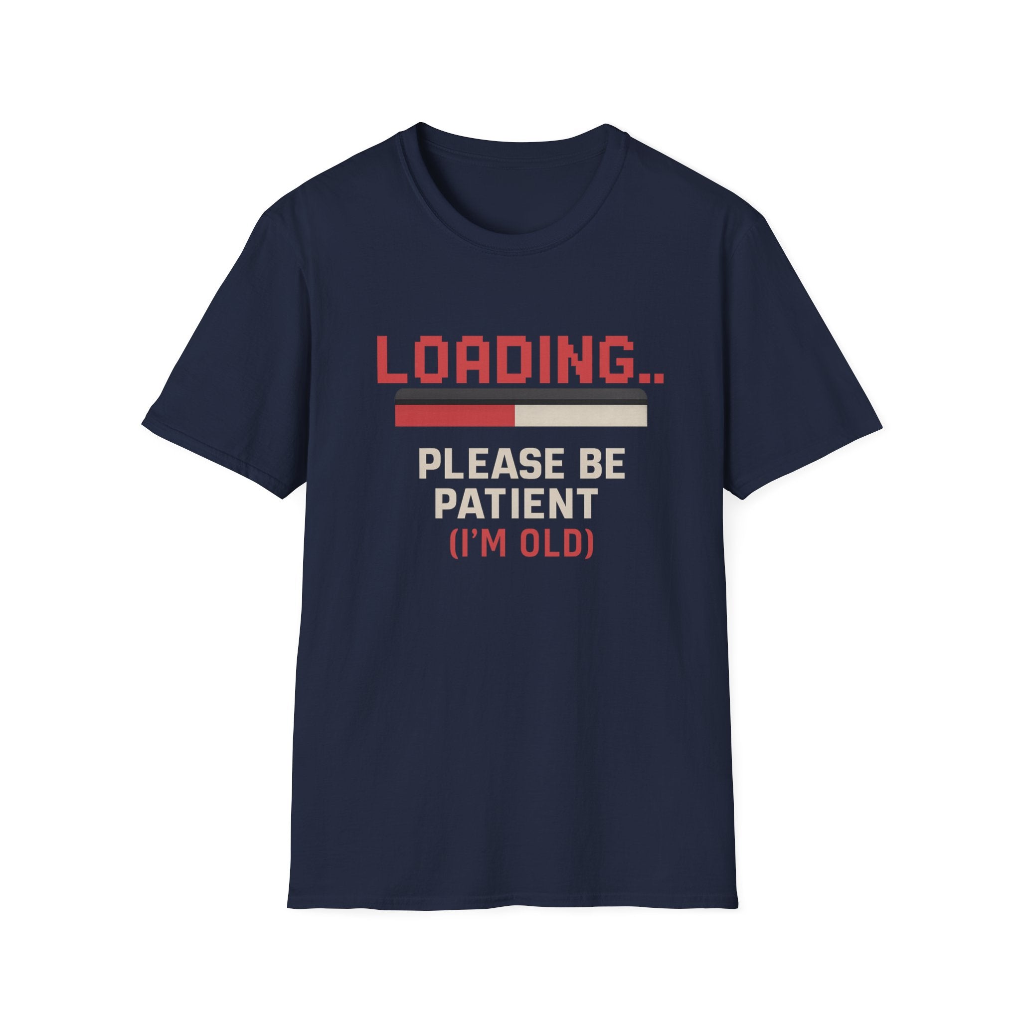 Loading... Please Be Patient T-Shirt, Funny Graphic Tee, Retro Gaming Shirt, Gift for Gamers, Birthday or Casual Wear