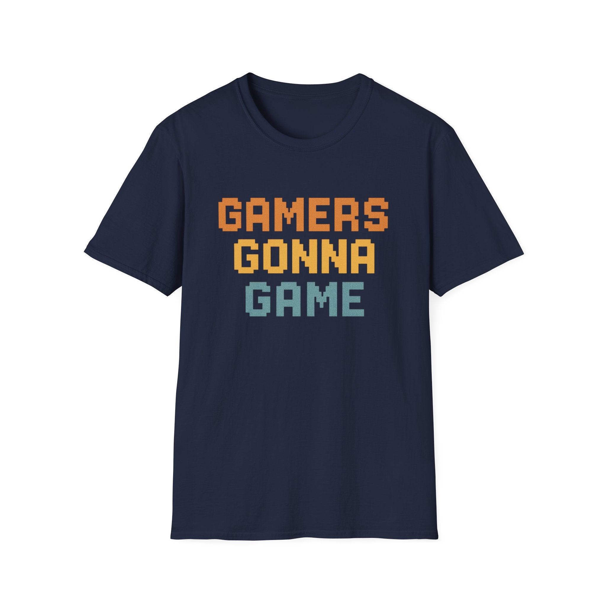 Gamers Gonna Game T-Shirt, Unisex Softstyle Tee, Gamer Gift, Fun Casual Wear, Gaming Merchandise, Comfortable Gaming Shirt