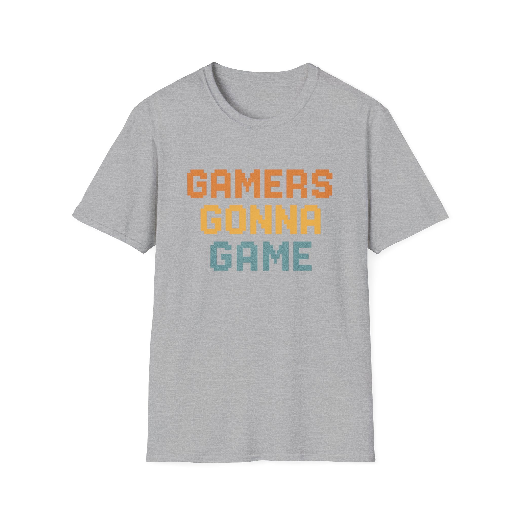 Gamers Gonna Game T-Shirt, Unisex Softstyle Tee, Gamer Gift, Fun Casual Wear, Gaming Merchandise, Comfortable Gaming Shirt