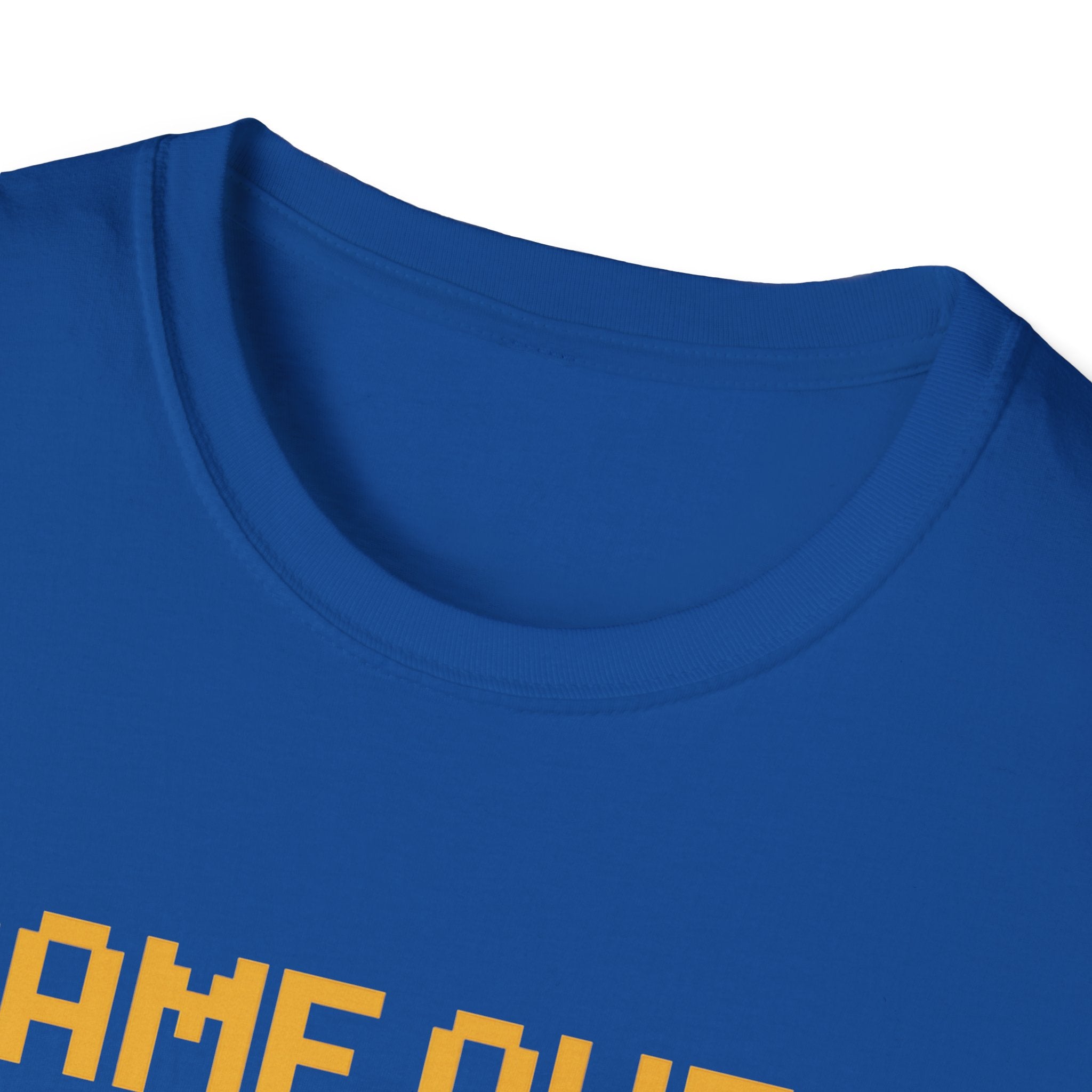 Game Over Vibe Unisex T-Shirt, Fun Gamer Tee, Retro Video Game Shirt, Gift for Gamers, Casual Wear, Everyday Style
