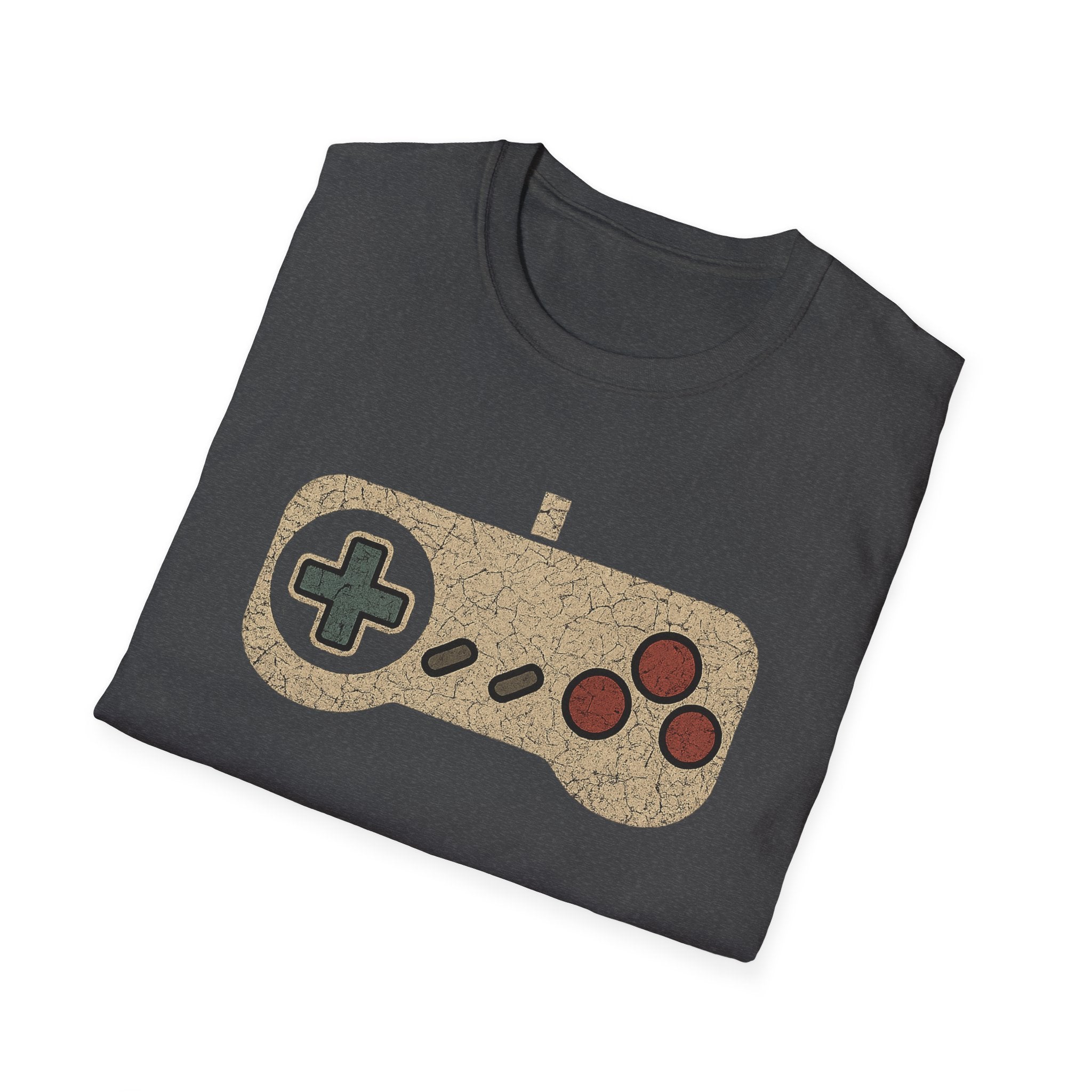 Vintage Gaming Controller T-Shirt, Unisex Tee for Gamers, Retro Video Game Shirt, Gift for Gamers, Casual Statement Tee, Birthday Gift