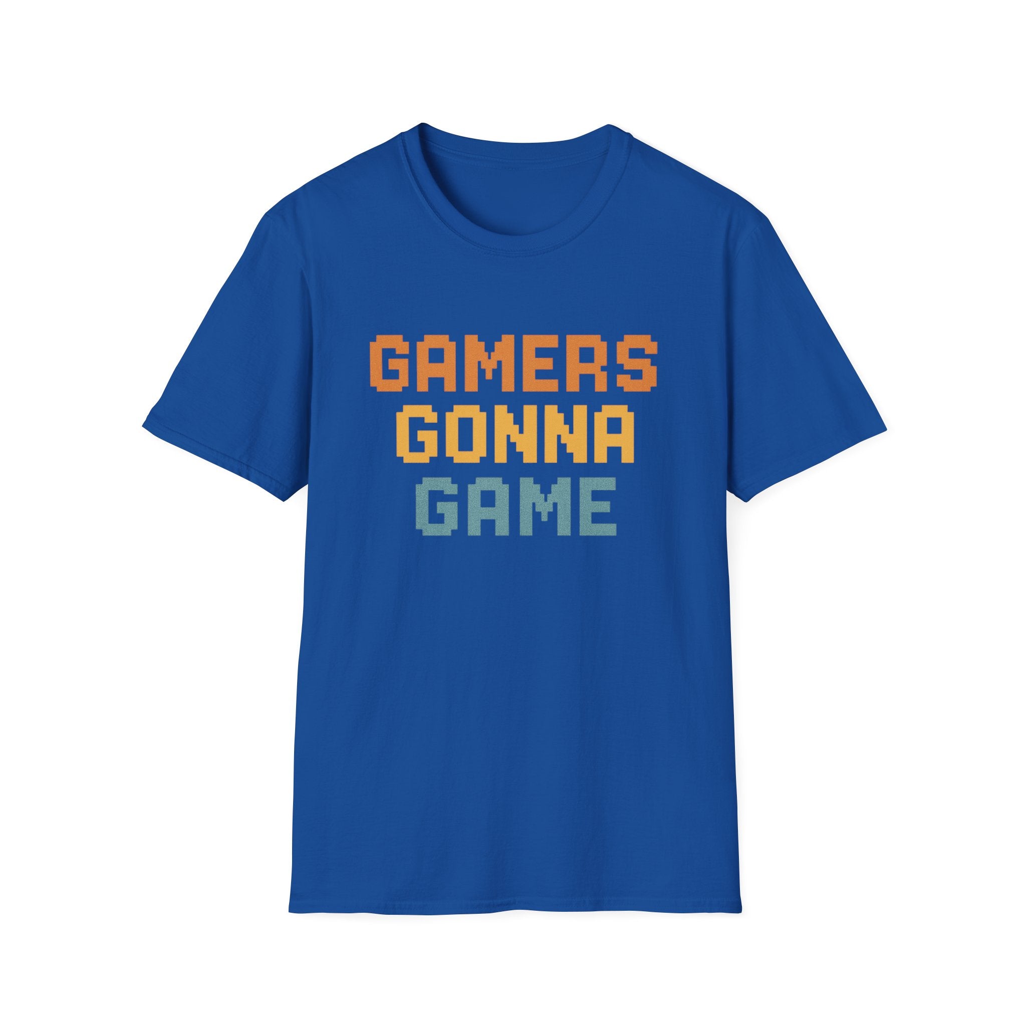 Gamers Gonna Game T-Shirt, Unisex Softstyle Tee, Gamer Gift, Fun Casual Wear, Gaming Merchandise, Comfortable Gaming Shirt