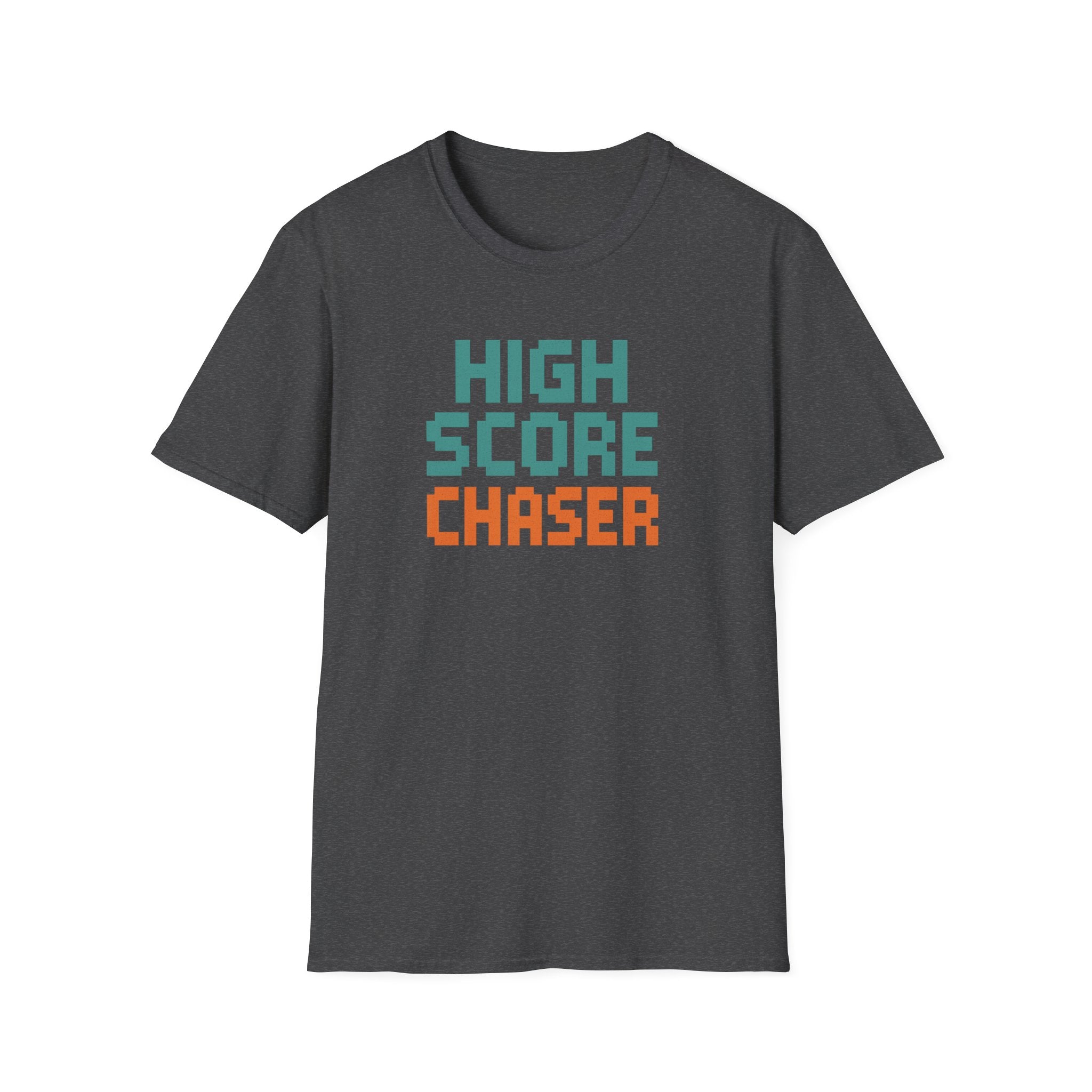 High Score Chaser T-Shirt - Retro Gamer Tee, Cute Gift for Gamers, Birthday, Christmas, Unisex Softstyle Tee