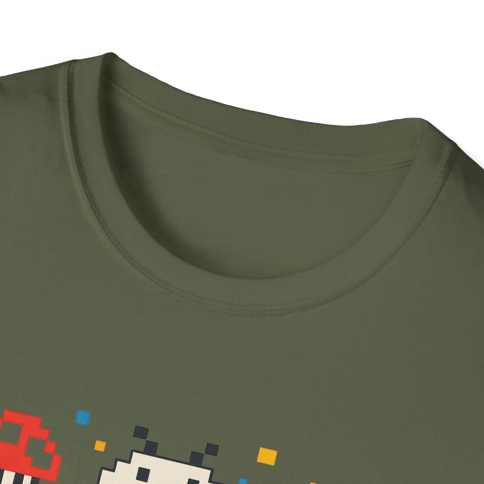 Retro Gamer Unisex T-Shirt, Video Game Tee, Gaming Gift, Fun Shirt for Gamers, Pixel Art T-Shirt, Birthday Gift