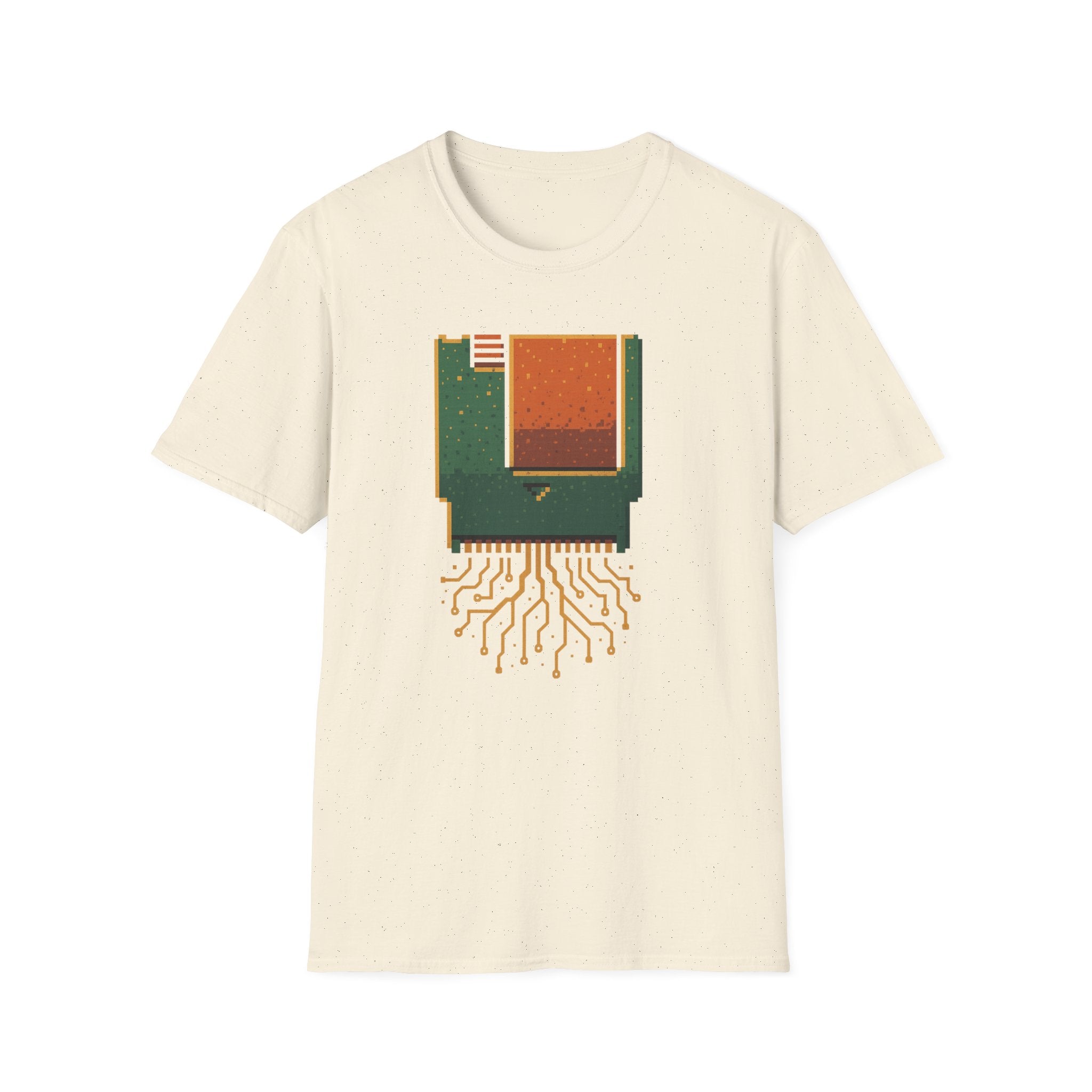 Vintage Tech Graphic Unisex T-Shirt, Retro Style Tee, Gift for Geeks, Computer Lovers, Tech Enthusiasts, Everyday Wear