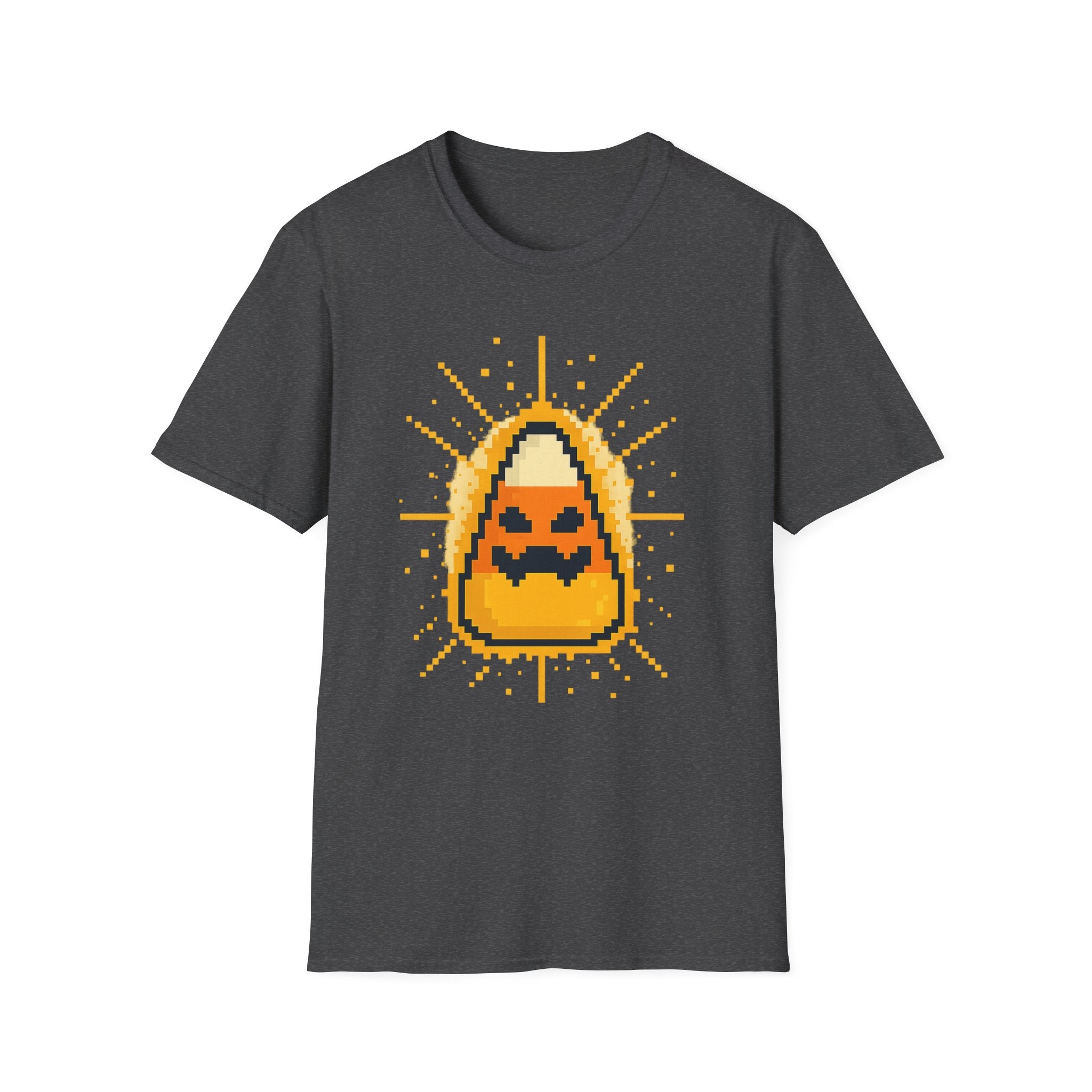 Halloween Pixel Art T-Shirt, Spooky Candy Tee, Unisex Graphic Tee for Fall, Pixelated Pumpkin Shirt, Halloween Party Wear, Trick or [...]