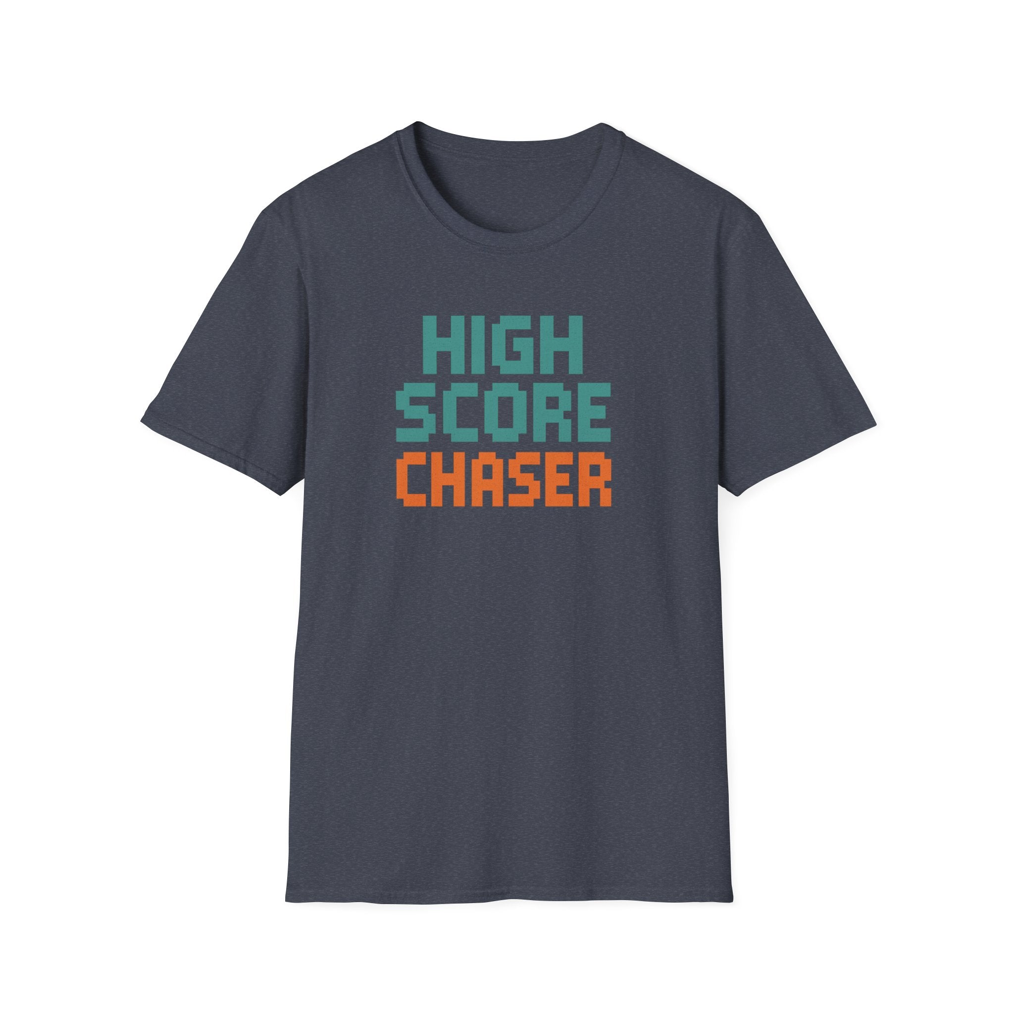 High Score Chaser T-Shirt - Retro Gamer Tee, Cute Gift for Gamers, Birthday, Christmas, Unisex Softstyle Tee