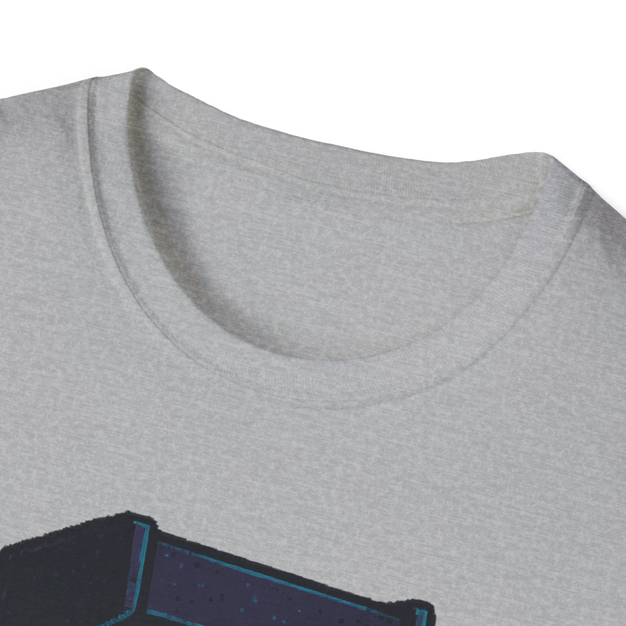 Retro Gaming Tee with Ghost Design, Unisex Softstyle T-Shirt, Perfect for Gamers, Birthday Gift, Halloween Costume, Casual Wear