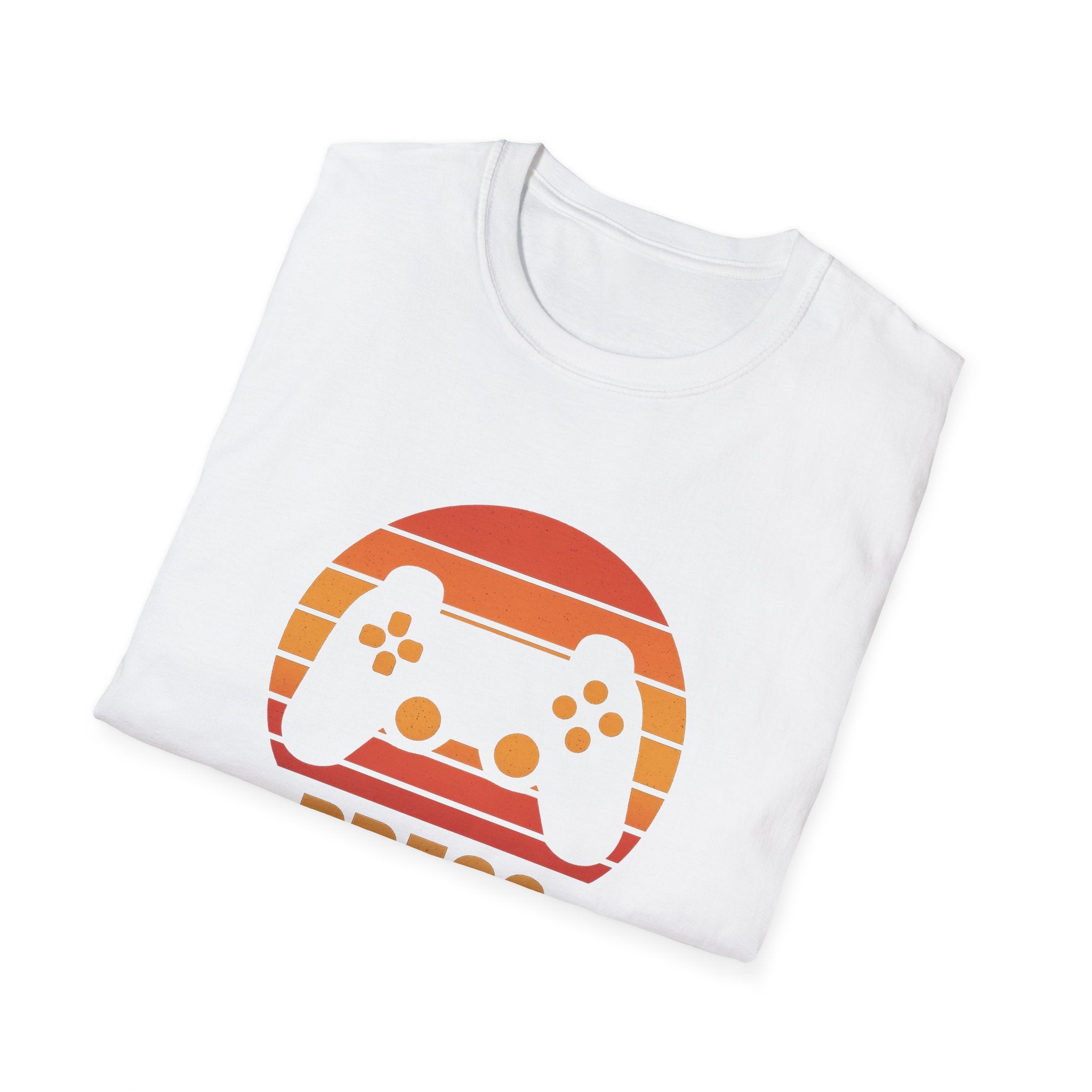 Retro Gamer T-Shirt - Press Start, Unisex Game Tee, Video Game Shirt, Gift for Gamers, Casual Wear, Vintage Gaming Style