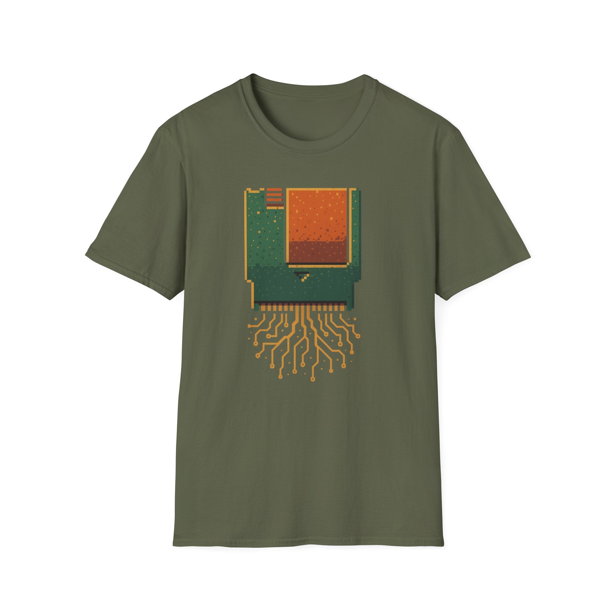 Vintage Tech Graphic Unisex T-Shirt, Retro Style Tee, Gift for Geeks, Computer Lovers, Tech Enthusiasts, Everyday Wear