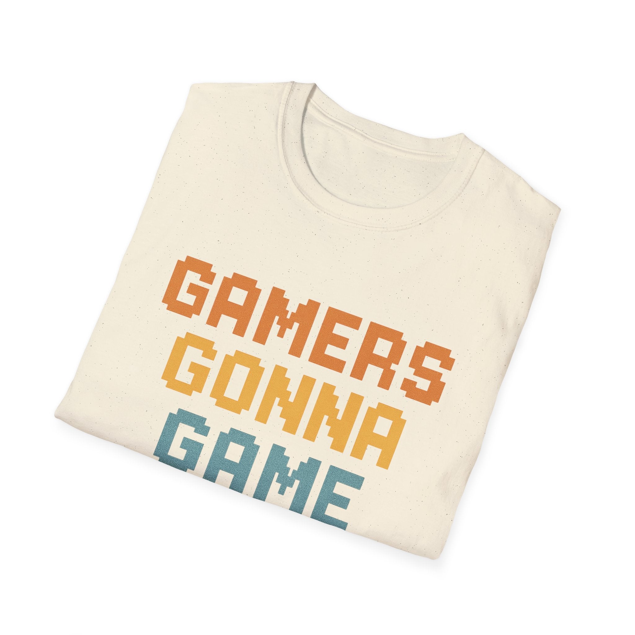 Gamers Gonna Game T-Shirt, Unisex Softstyle Tee, Gamer Gift, Fun Casual Wear, Gaming Merchandise, Comfortable Gaming Shirt