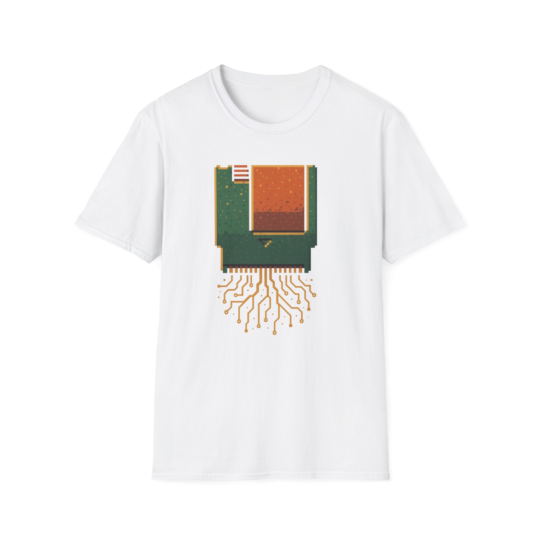 Vintage Tech Graphic Unisex T-Shirt, Retro Style Tee, Gift for Geeks, Computer Lovers, Tech Enthusiasts, Everyday Wear