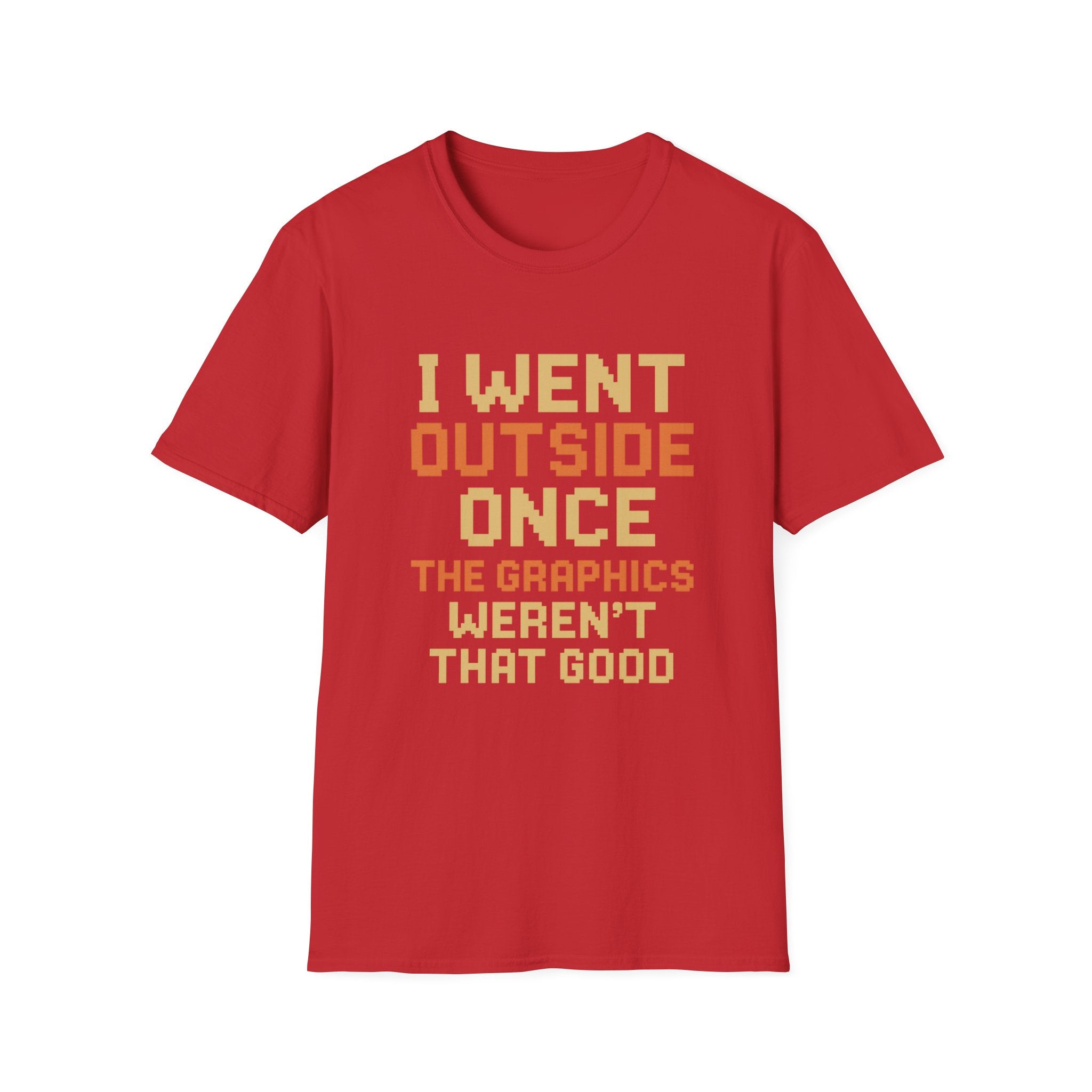 Funny Graphic Unisex T-Shirt - Perfect for Gamers, Casual Wear, Birthday Gifts, Social Events, or Just for Laughs