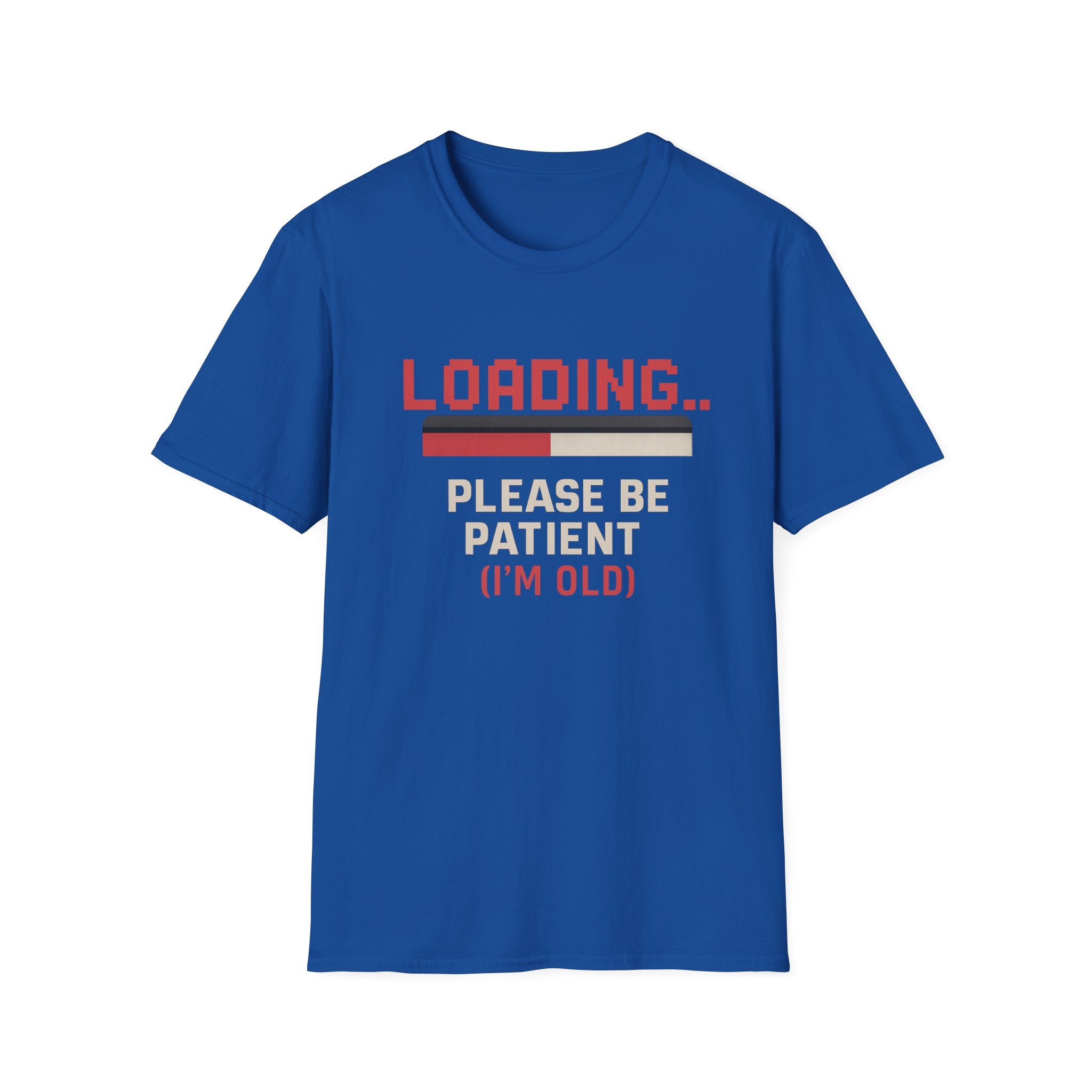 Loading... Please Be Patient T-Shirt, Funny Graphic Tee, Retro Gaming Shirt, Gift for Gamers, Birthday or Casual Wear