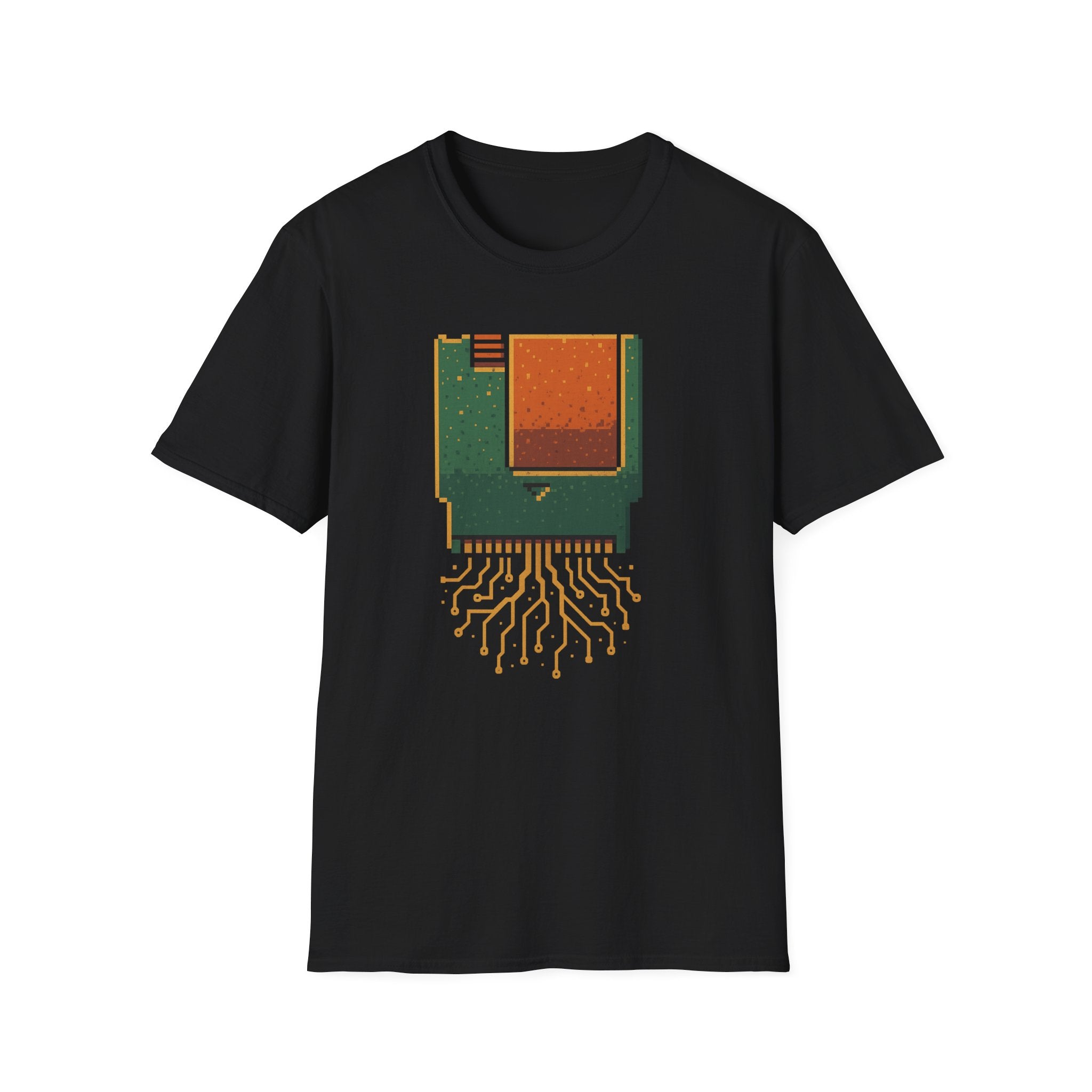 Vintage Tech Graphic Unisex T-Shirt, Retro Style Tee, Gift for Geeks, Computer Lovers, Tech Enthusiasts, Everyday Wear