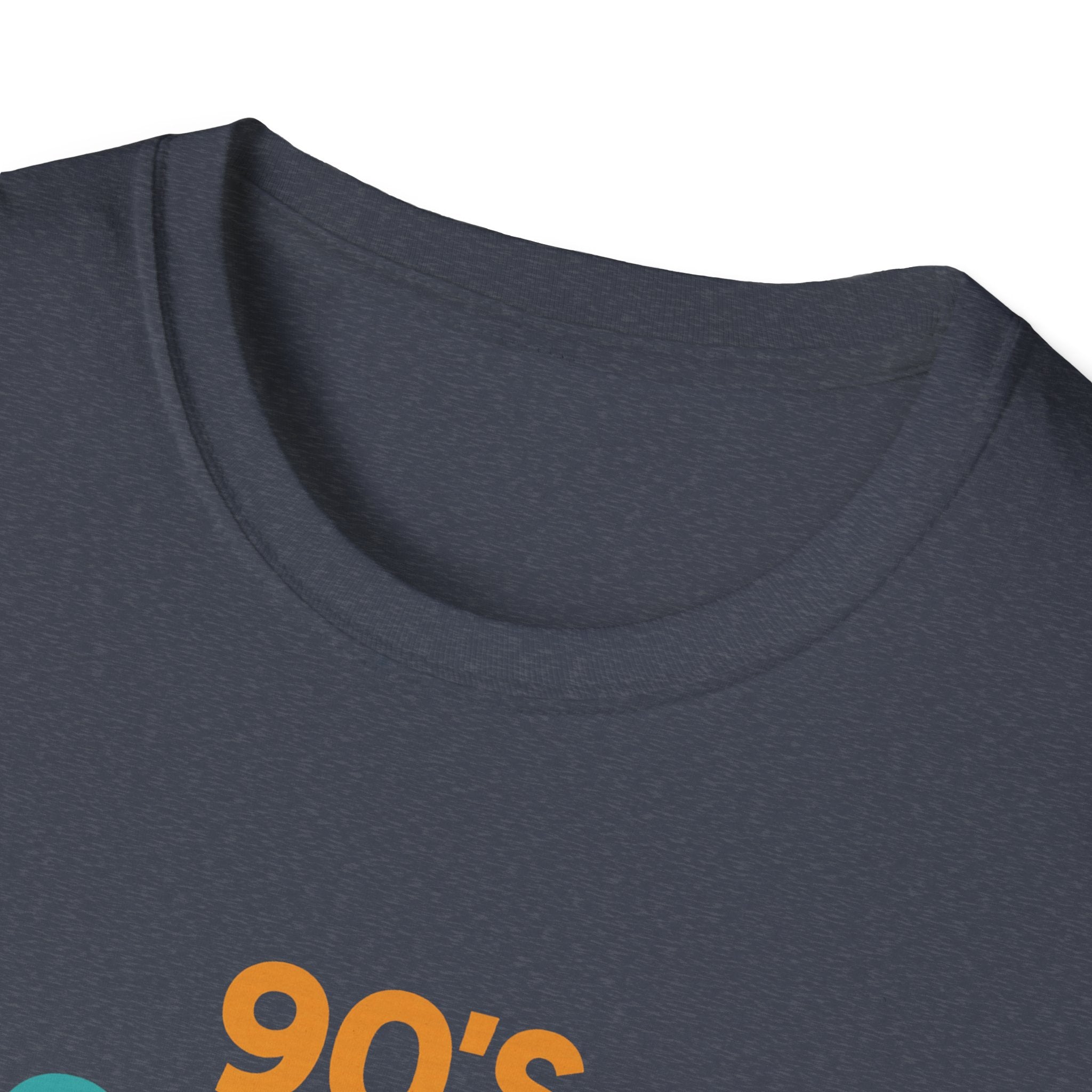 90's Gamer Level Up Unisex Softstyle T-Shirt, Retro Gaming Tee, Gift for Gamers, Nostalgic Apparel, Birthday Present, Casual Wear