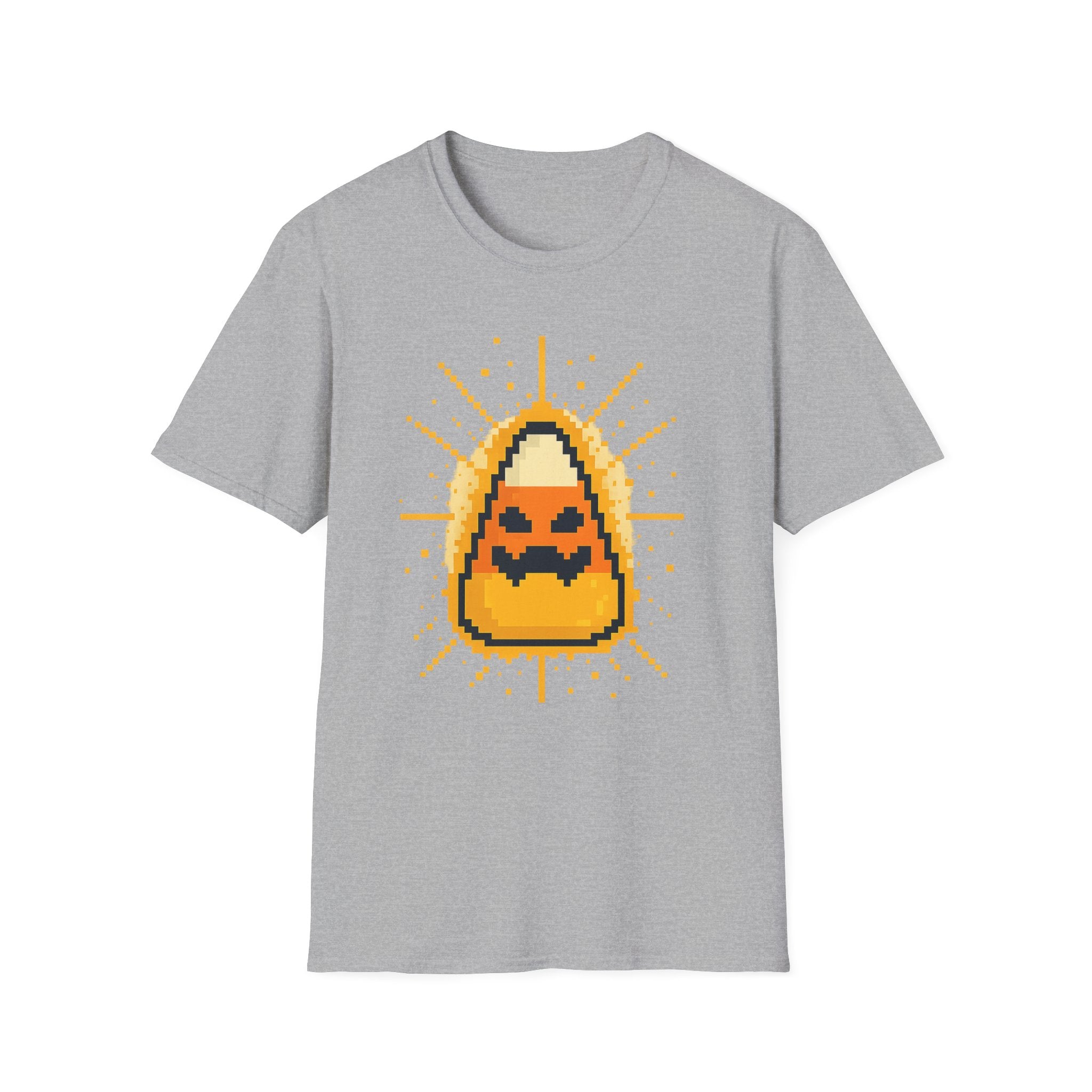 Halloween Pixel Art T-Shirt, Spooky Candy Tee, Unisex Graphic Tee for Fall, Pixelated Pumpkin Shirt, Halloween Party Wear, Trick or [...]