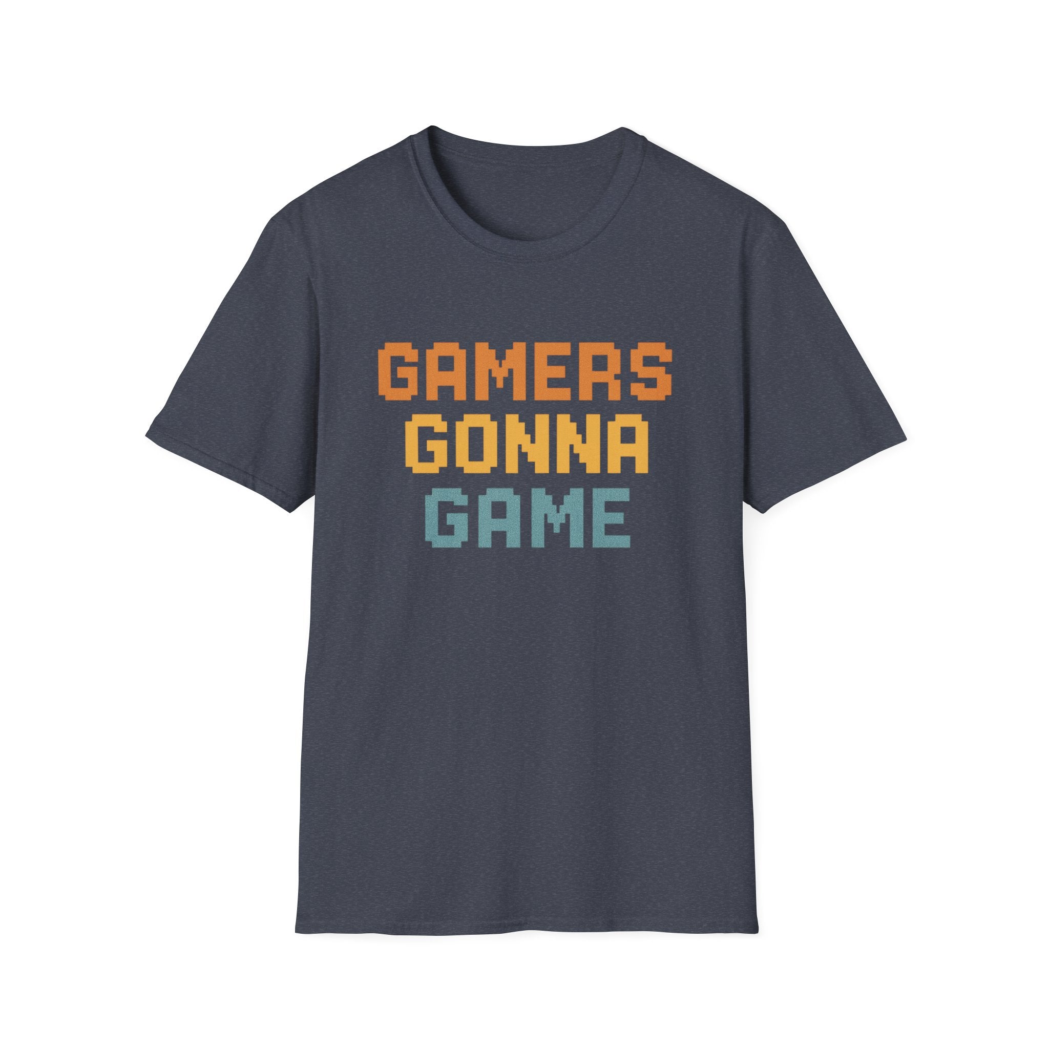 Gamers Gonna Game T-Shirt, Unisex Softstyle Tee, Gamer Gift, Fun Casual Wear, Gaming Merchandise, Comfortable Gaming Shirt