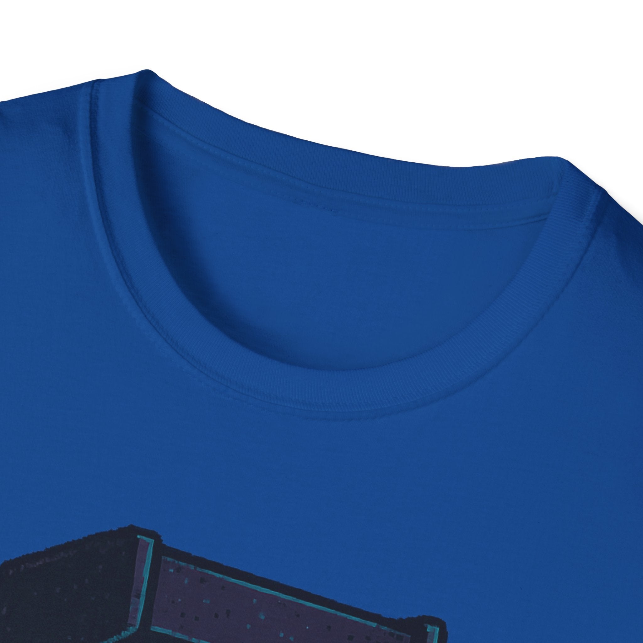 Retro Gaming Tee with Ghost Design, Unisex Softstyle T-Shirt, Perfect for Gamers, Birthday Gift, Halloween Costume, Casual Wear