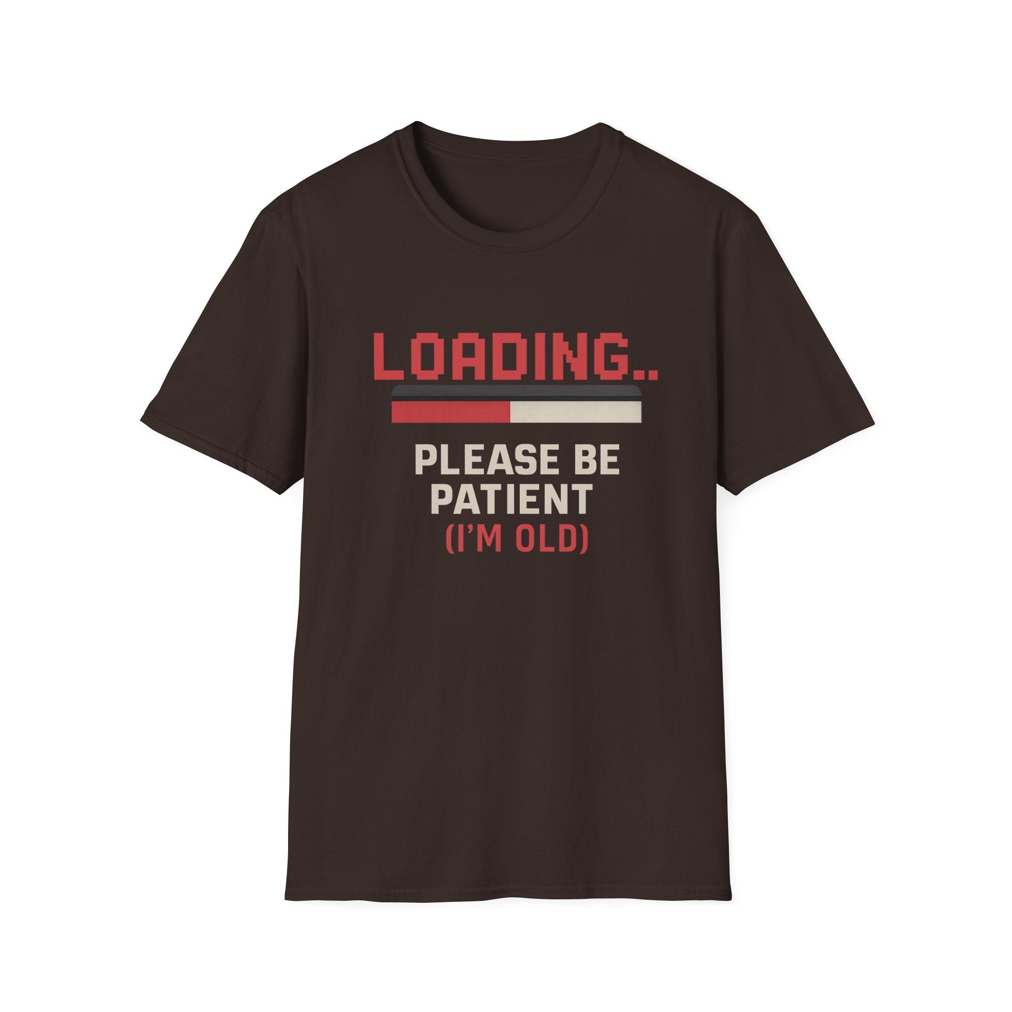 Loading... Please Be Patient T-Shirt, Funny Graphic Tee, Retro Gaming Shirt, Gift for Gamers, Birthday or Casual Wear
