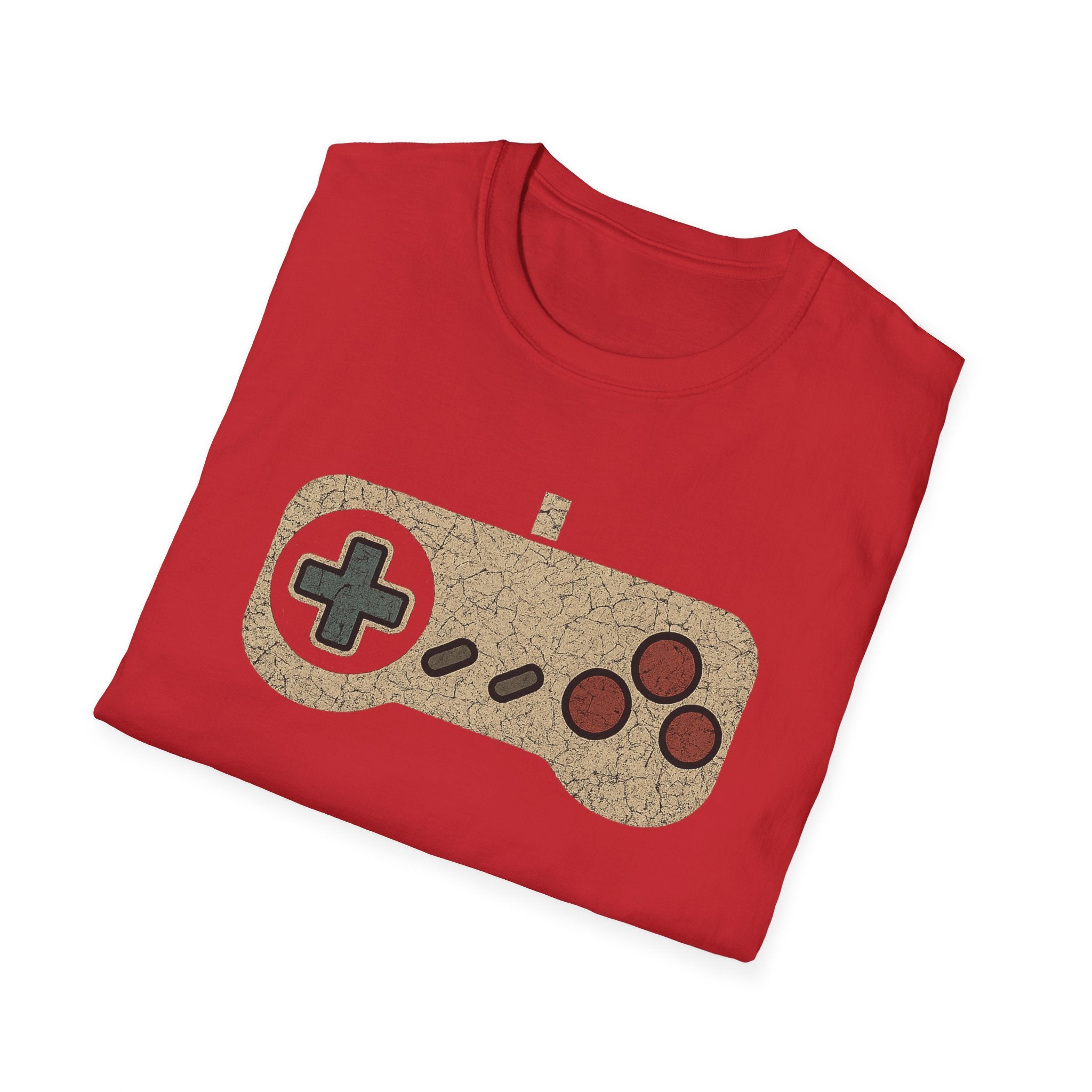 Vintage Gaming Controller T-Shirt, Unisex Tee for Gamers, Retro Video Game Shirt, Gift for Gamers, Casual Statement Tee, Birthday Gift
