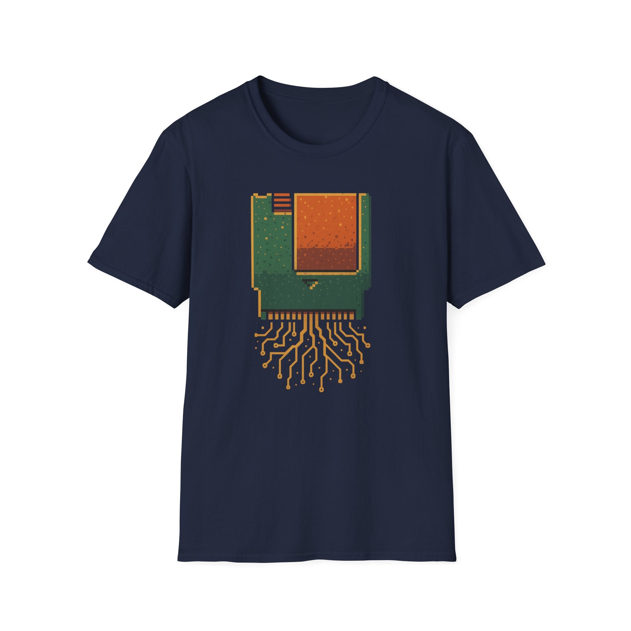 Vintage Tech Graphic Unisex T-Shirt, Retro Style Tee, Gift for Geeks, Computer Lovers, Tech Enthusiasts, Everyday Wear