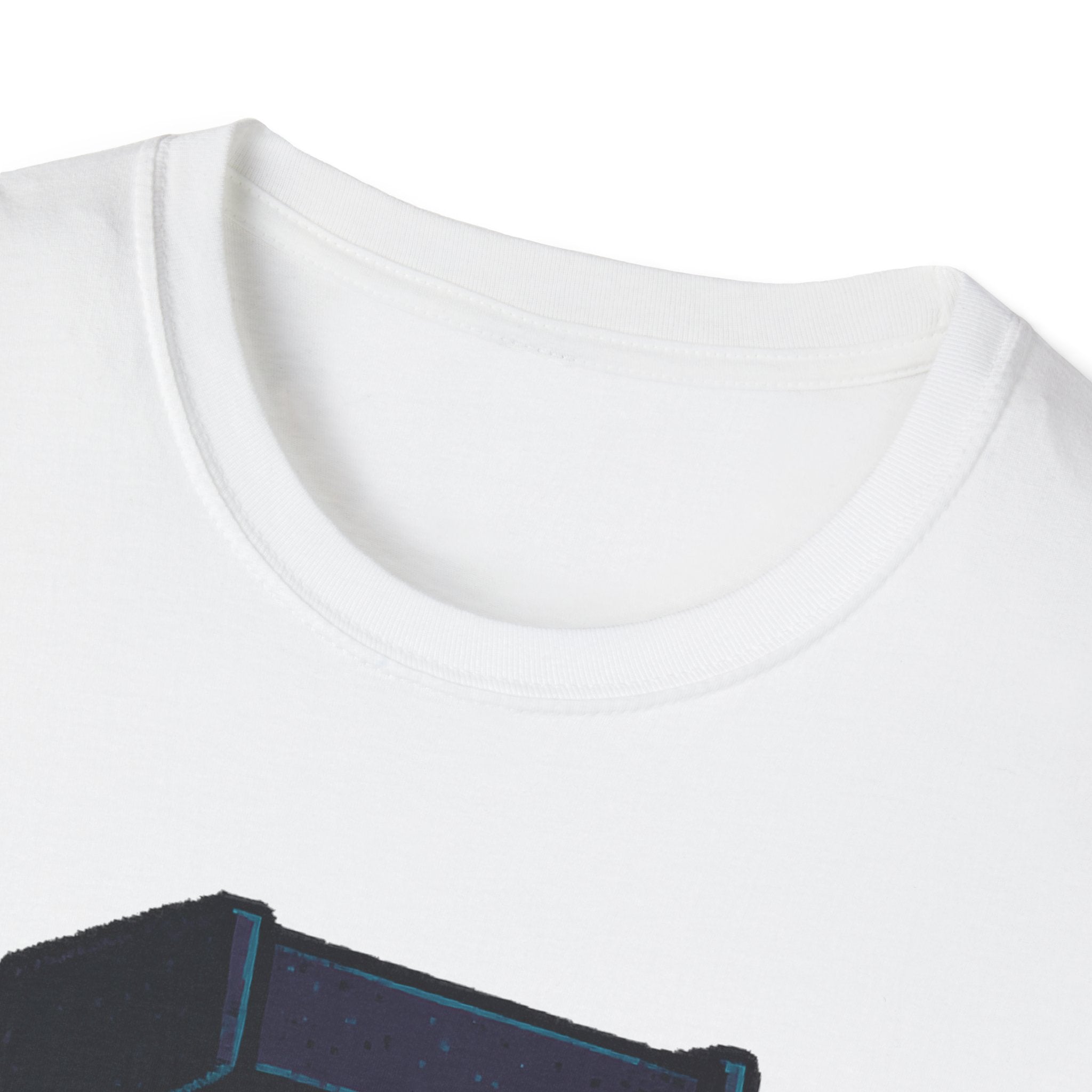 Retro Gaming Tee with Ghost Design, Unisex Softstyle T-Shirt, Perfect for Gamers, Birthday Gift, Halloween Costume, Casual Wear