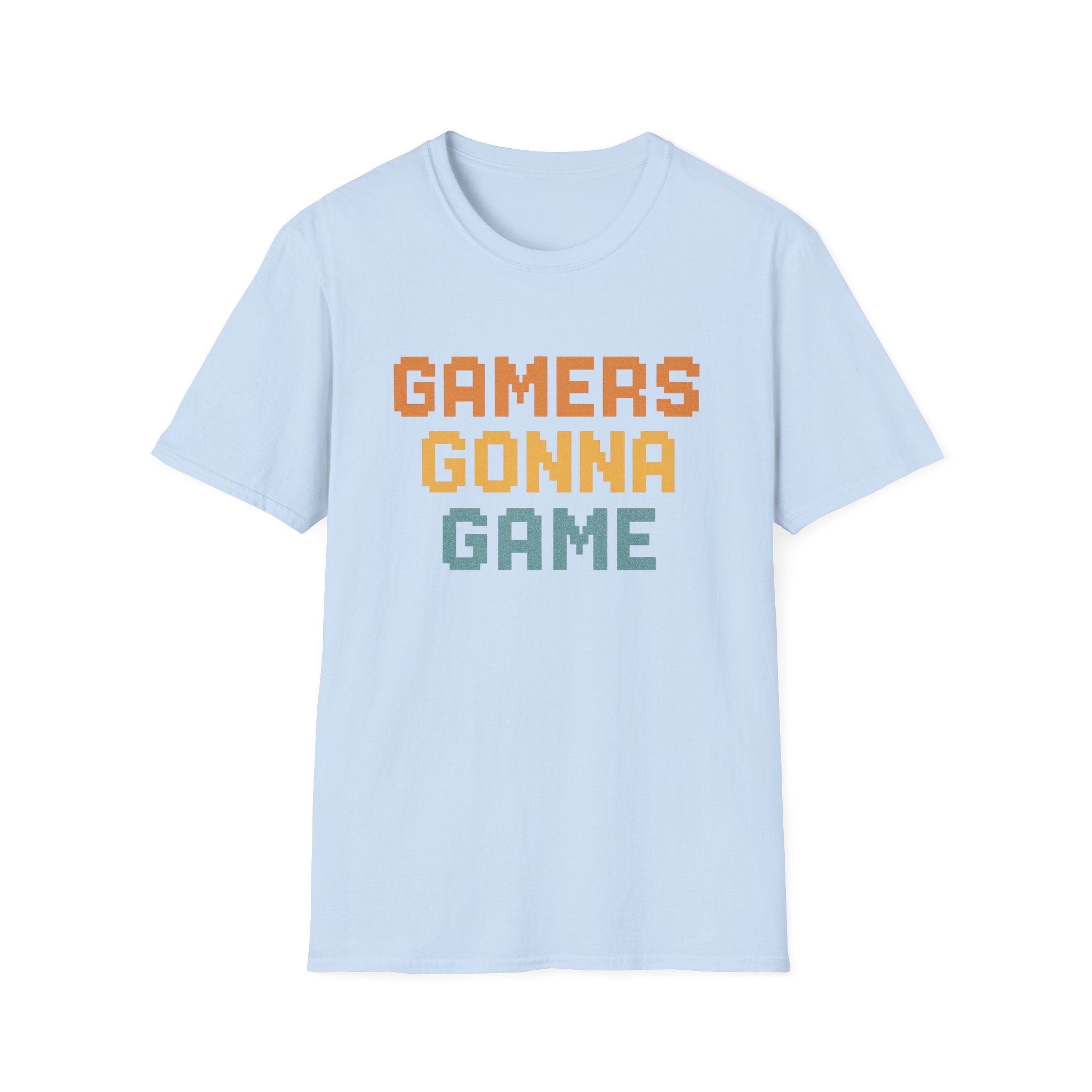 Gamers Gonna Game T-Shirt, Unisex Softstyle Tee, Gamer Gift, Fun Casual Wear, Gaming Merchandise, Comfortable Gaming Shirt
