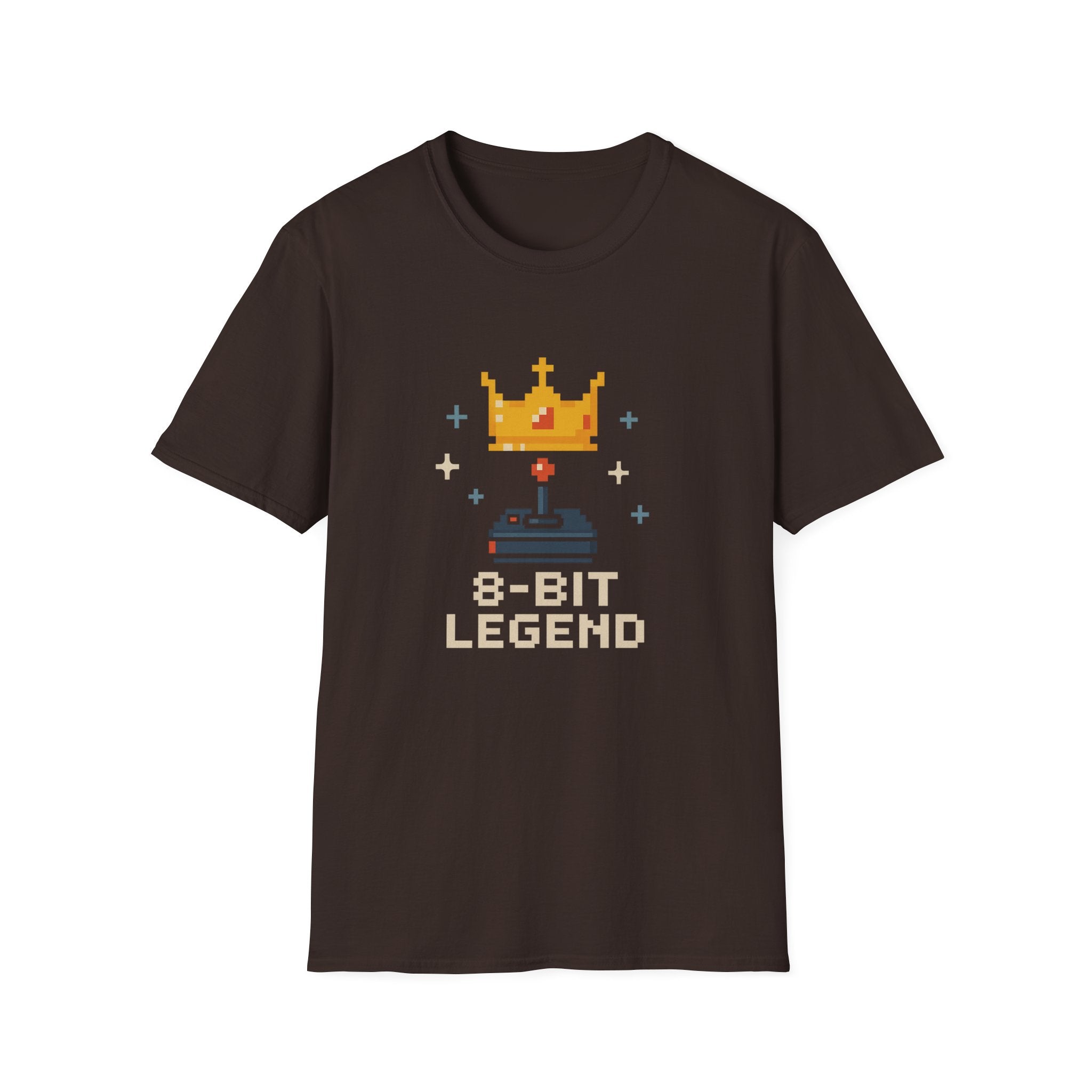 8-Bit Legend Unisex Softstyle T-Shirt | Retro Gaming Tee, Gamer Gift, Birthday Present, Casual Wear, Comic Con T-Shirt