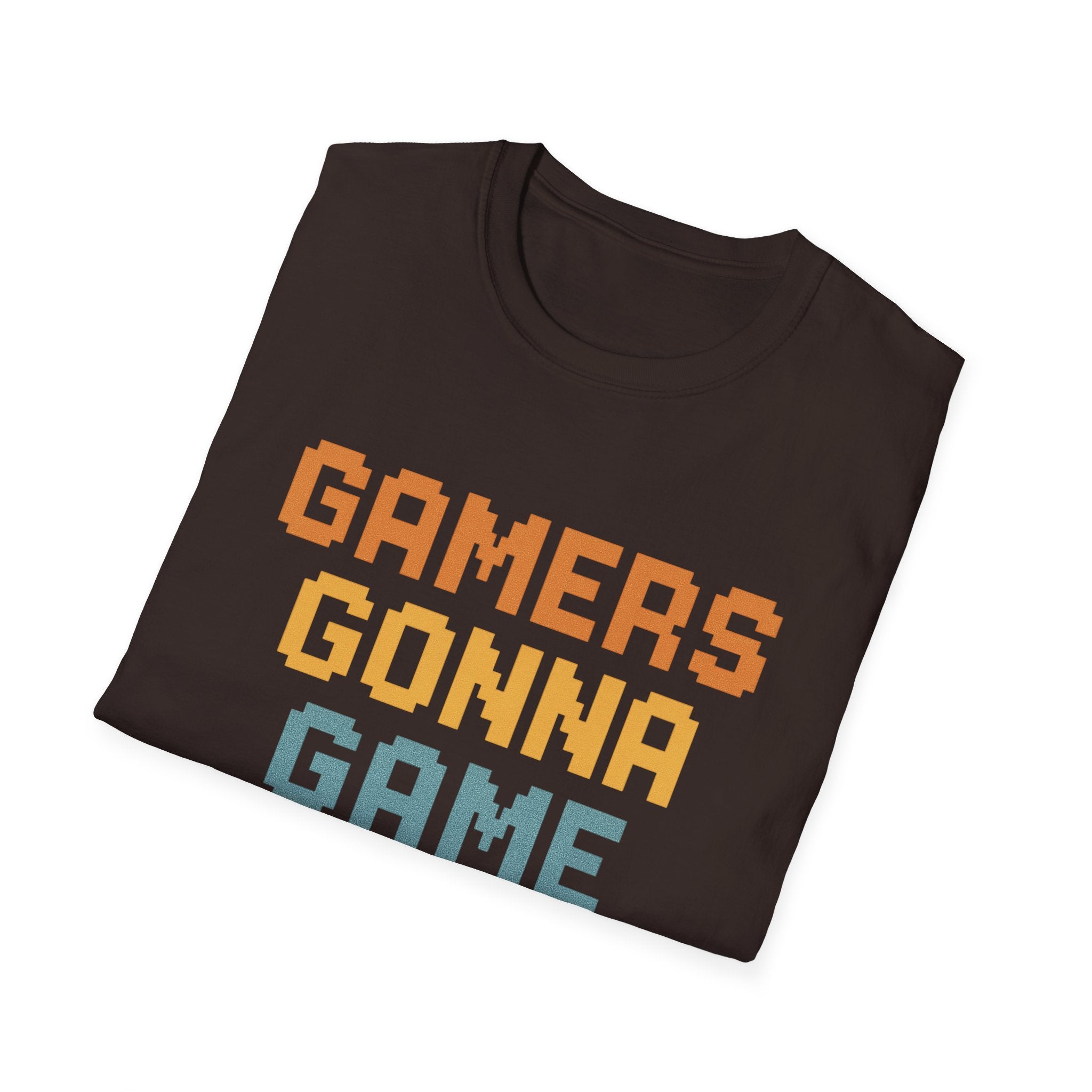 Gamers Gonna Game T-Shirt, Unisex Softstyle Tee, Gamer Gift, Fun Casual Wear, Gaming Merchandise, Comfortable Gaming Shirt