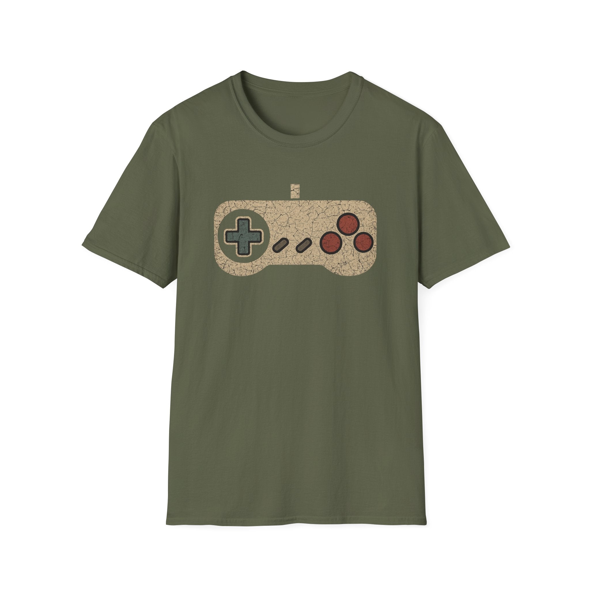 Vintage Gaming Controller T-Shirt, Unisex Tee for Gamers, Retro Video Game Shirt, Gift for Gamers, Casual Statement Tee, Birthday Gift