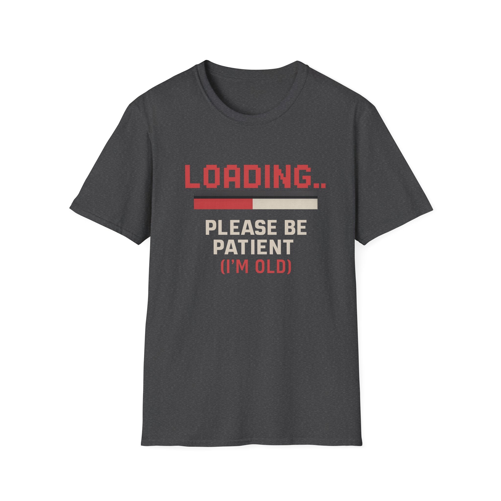 Loading... Please Be Patient T-Shirt, Funny Graphic Tee, Retro Gaming Shirt, Gift for Gamers, Birthday or Casual Wear