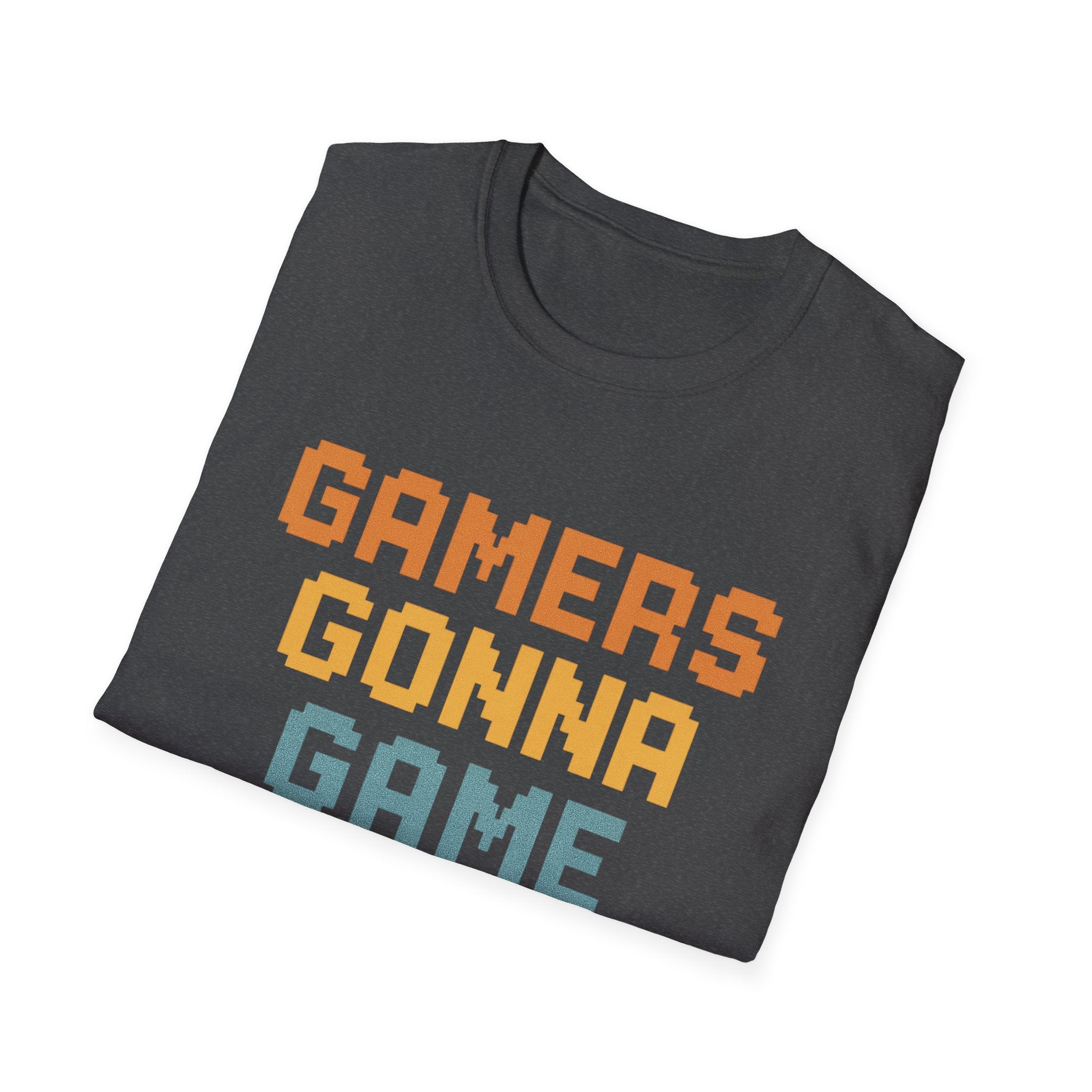 Gamers Gonna Game T-Shirt, Unisex Softstyle Tee, Gamer Gift, Fun Casual Wear, Gaming Merchandise, Comfortable Gaming Shirt