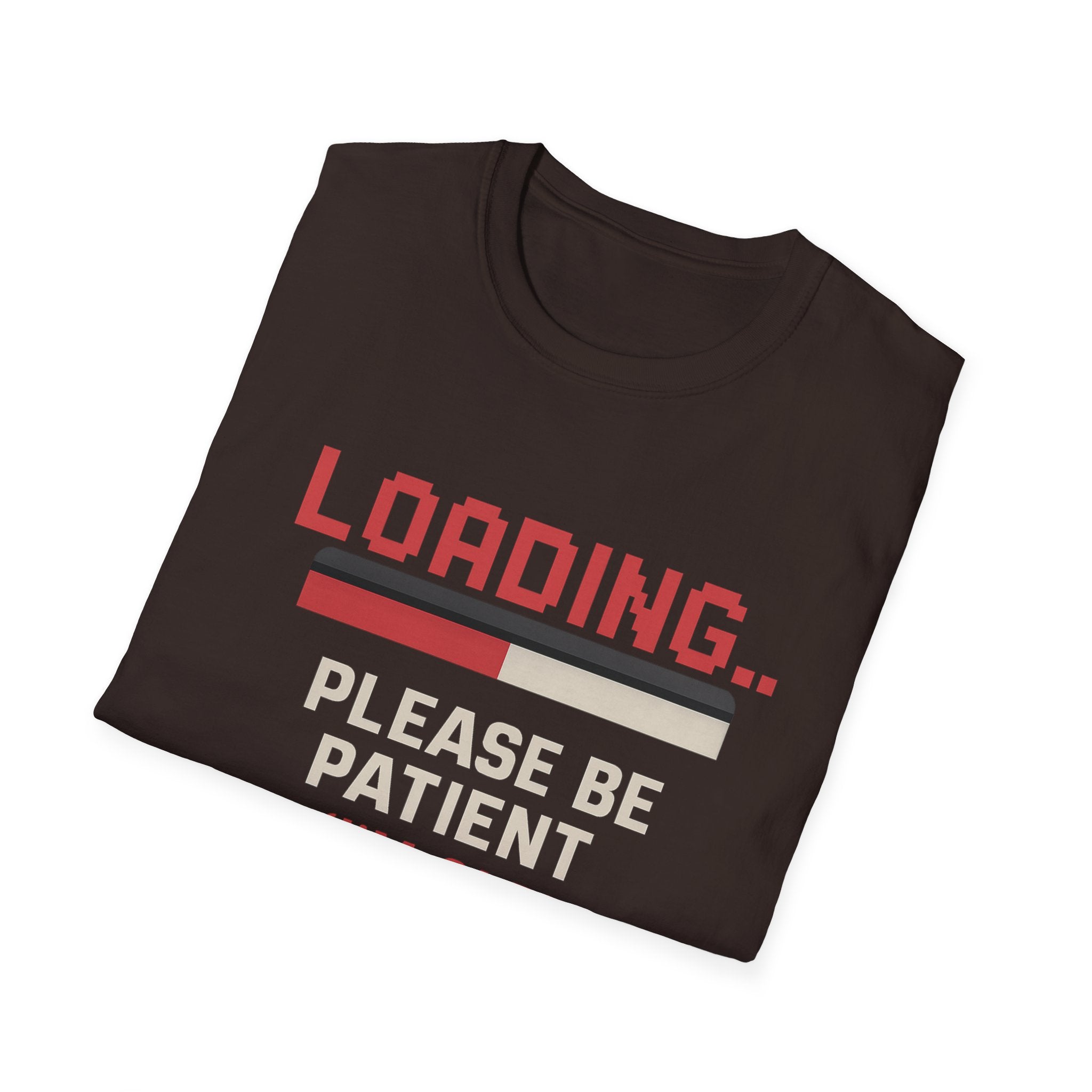 Loading... Please Be Patient T-Shirt, Funny Graphic Tee, Retro Gaming Shirt, Gift for Gamers, Birthday or Casual Wear